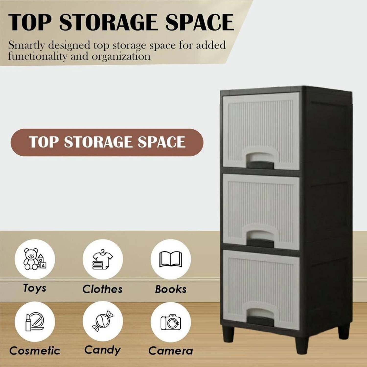 MAXTID Multi Layer Collapsible Wardrobe - Image 4