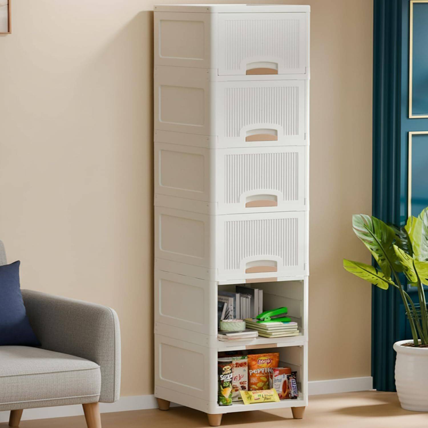 MECHON 6 Layer Foldable Cabinet - Image 2