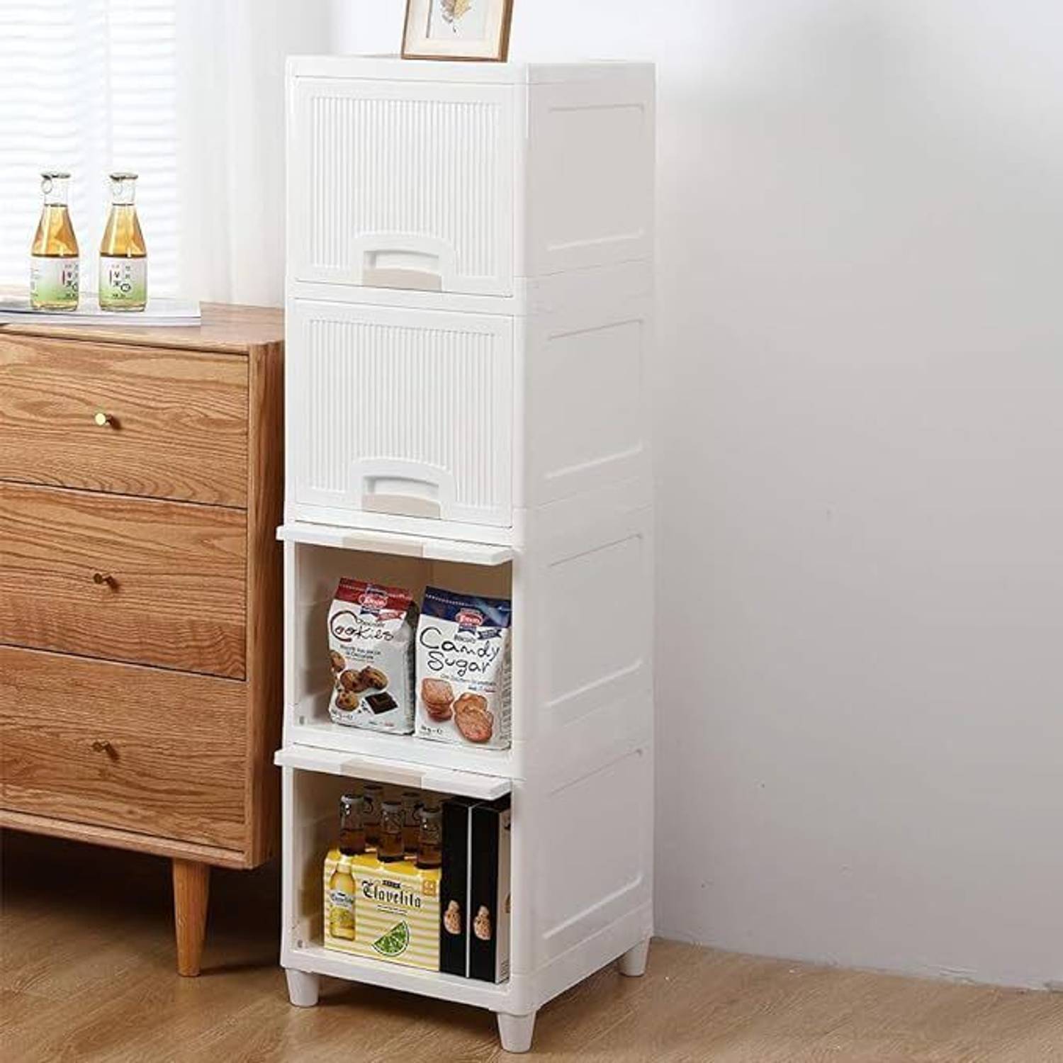Sorath 4 Layer PVC Collapsible Wardrobe - Image 1