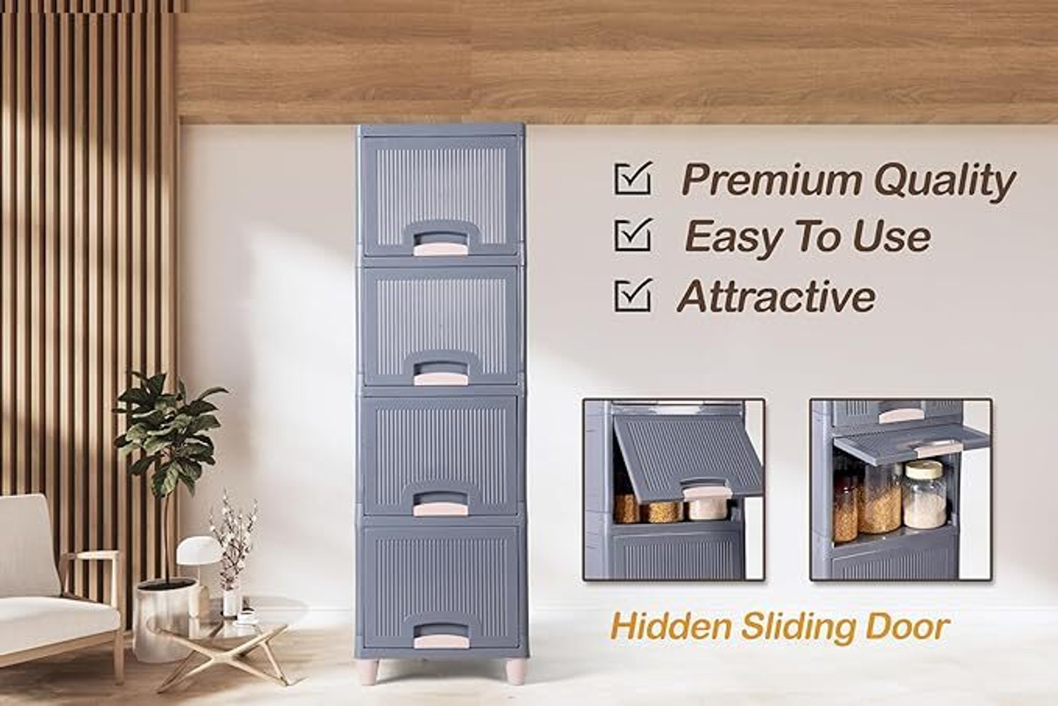 Image of Sorath PVC Collapsible Wardrobe