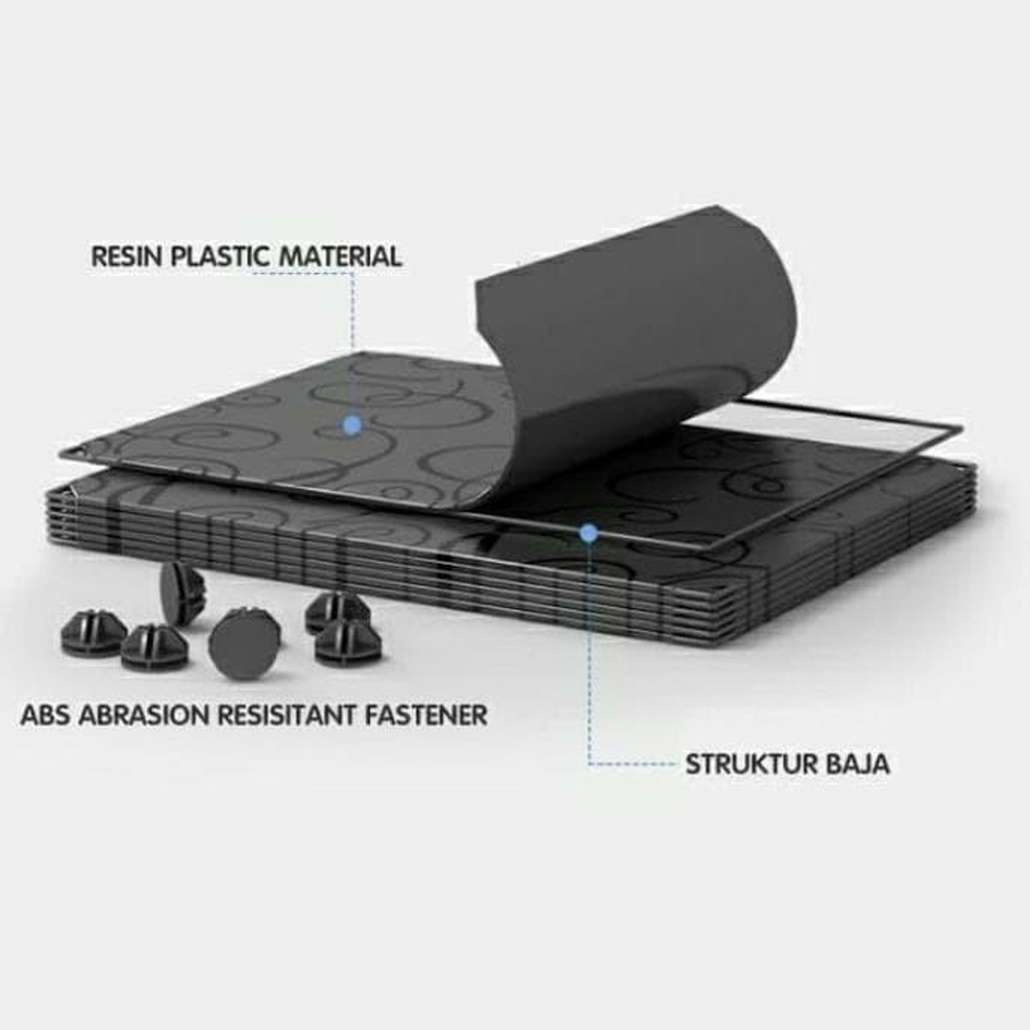 Image of SNKR ESSENTIALS 16-Shelf-8-Door Plastic Cupboard Shoe Rack Plastic, Metal Collapsible Shoe Stand