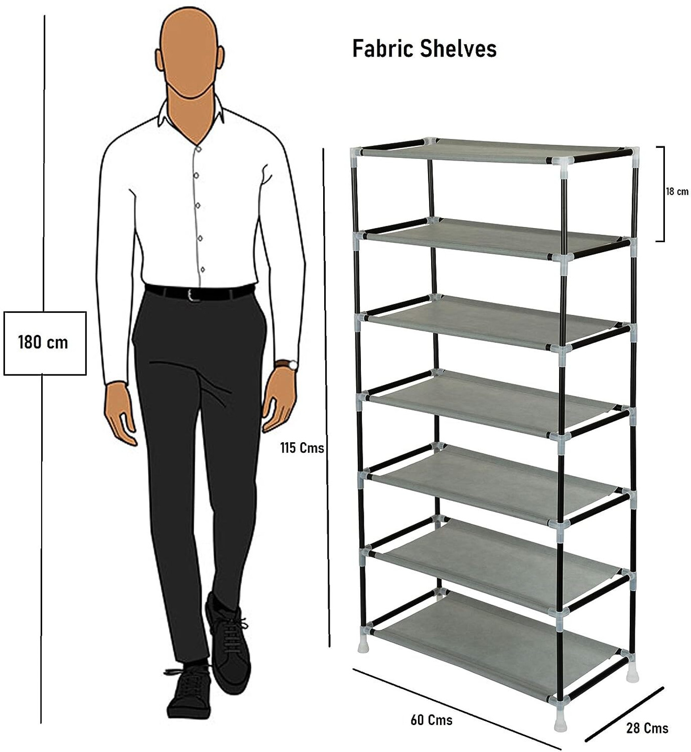 Image of HEGZI PVC Collapsible Wardrobe