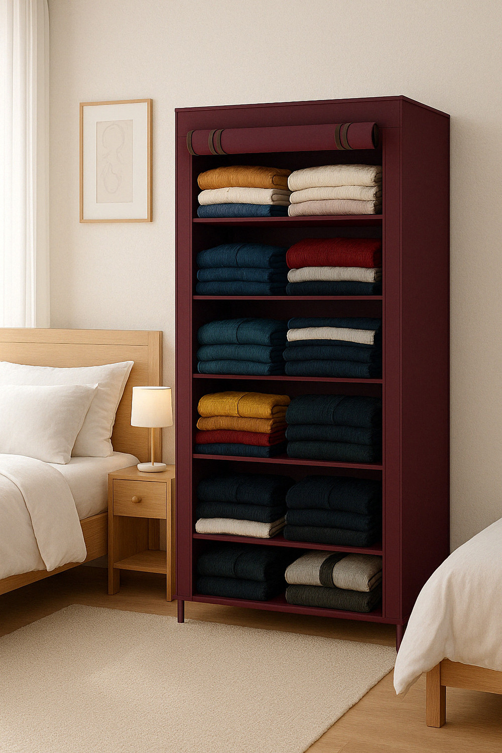 Image of HEGZI PVC Collapsible Wardrobe