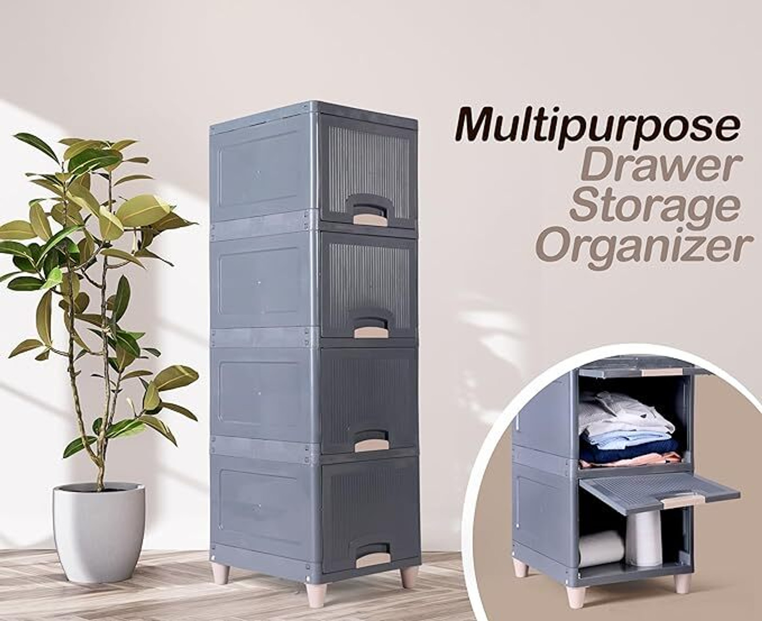 Image of Sorath PVC Collapsible Wardrobe