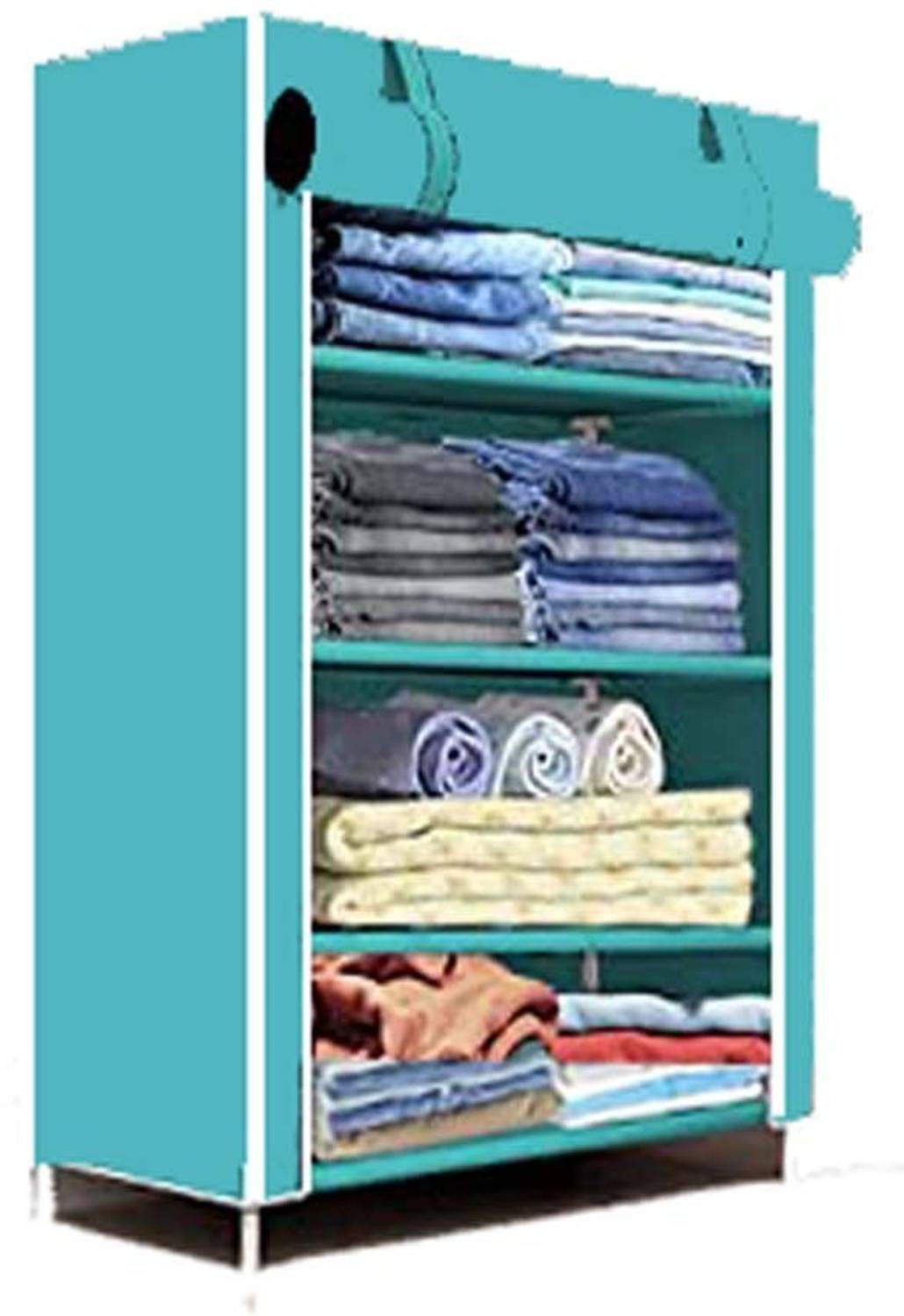 Attache PP Collapsible Wardrobe Blue - Image 1