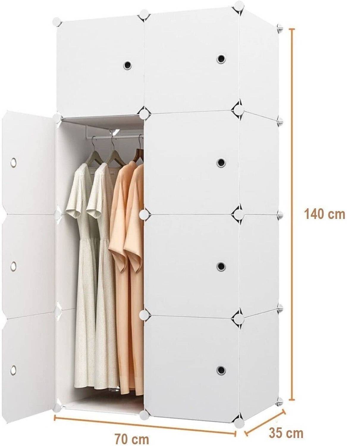KriShyam 8-Cube Door Storage Organizer - Image 3