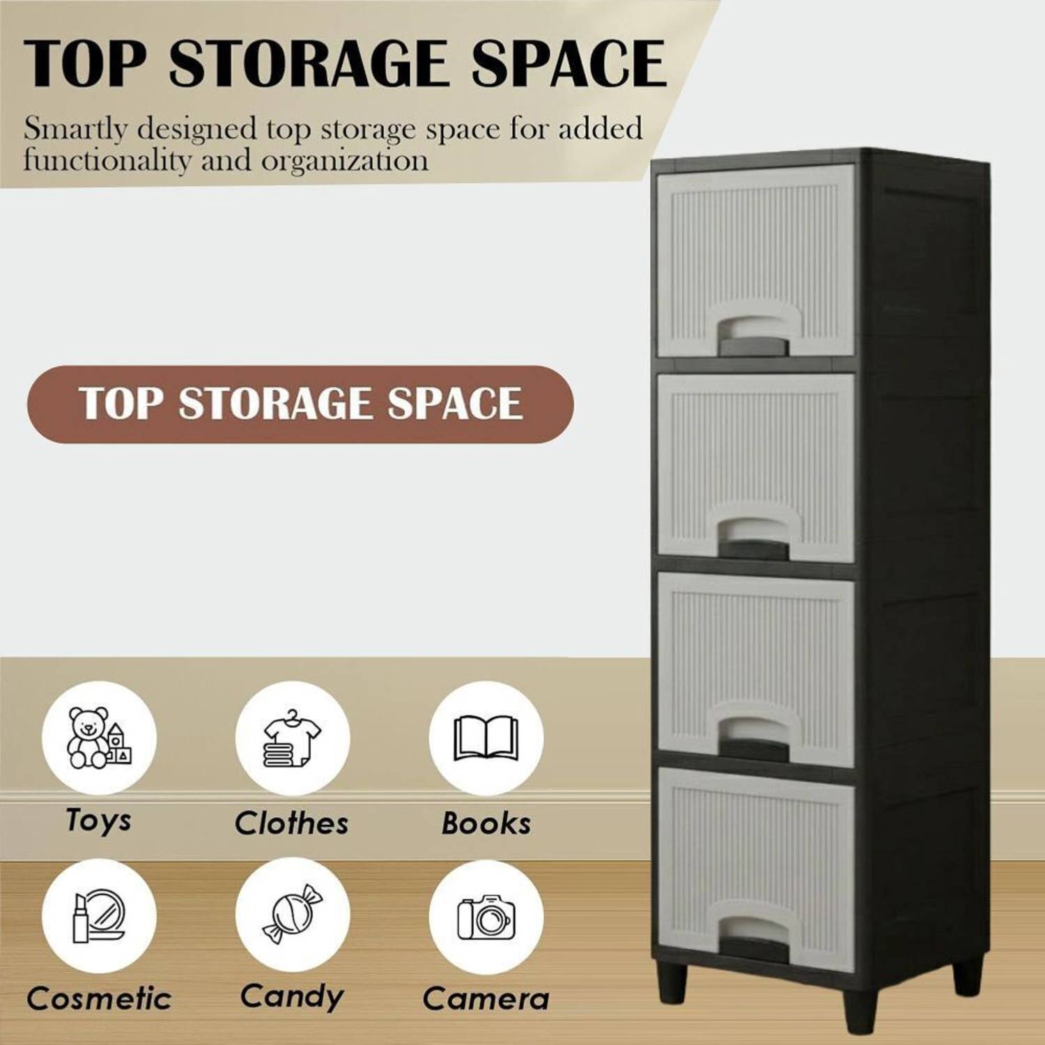 MAXTID Multi Layer Collapsible Wardrobe - Image 4