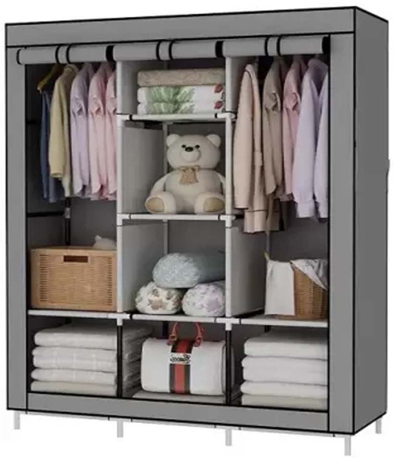 Image of Attache Carbon Steel Collapsible Wardrobe