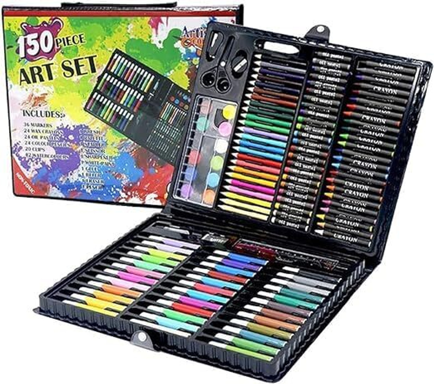 Image of rhih Portable art Set ALL TYPE COLOUER Shaped Color Pencils