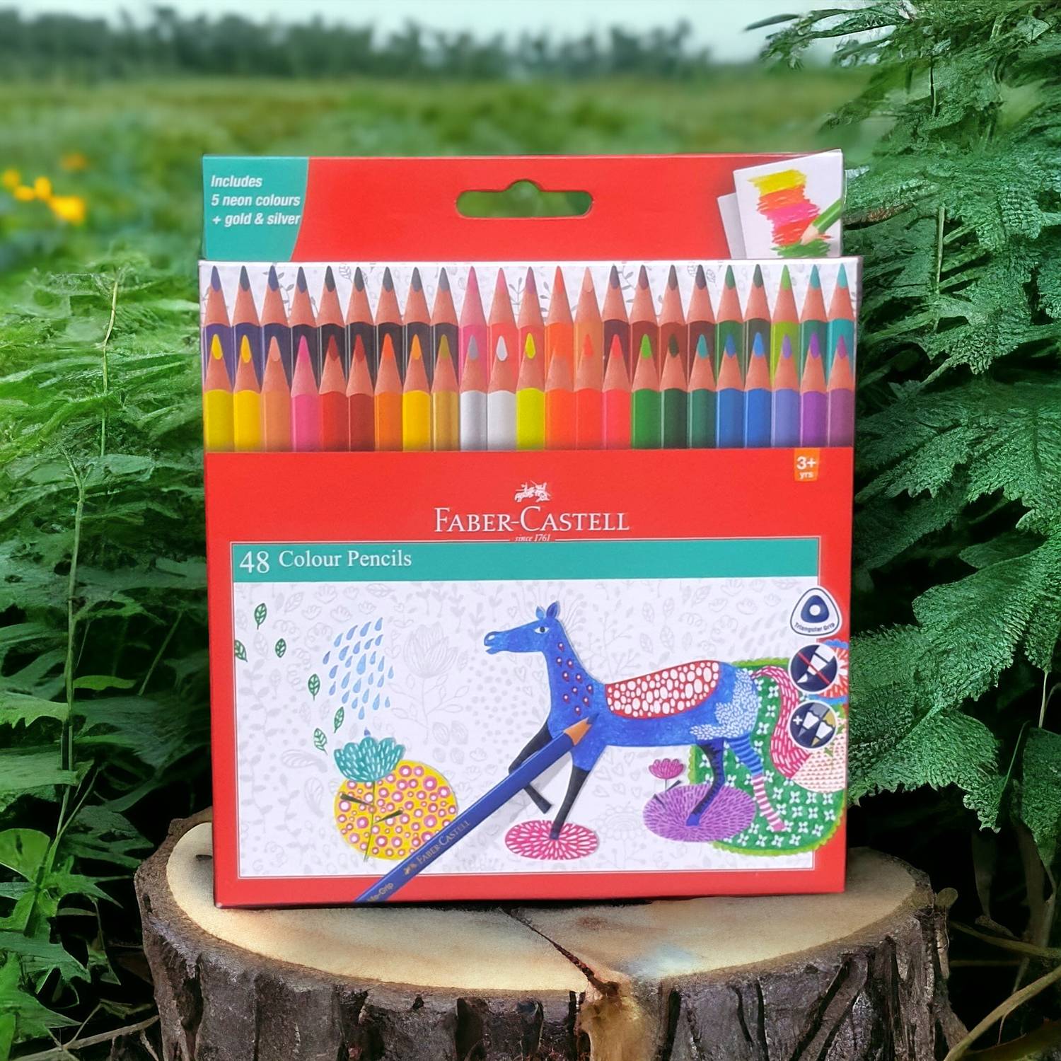 Faber-Castell 48 Color Pencil Set for Artists - Image 3