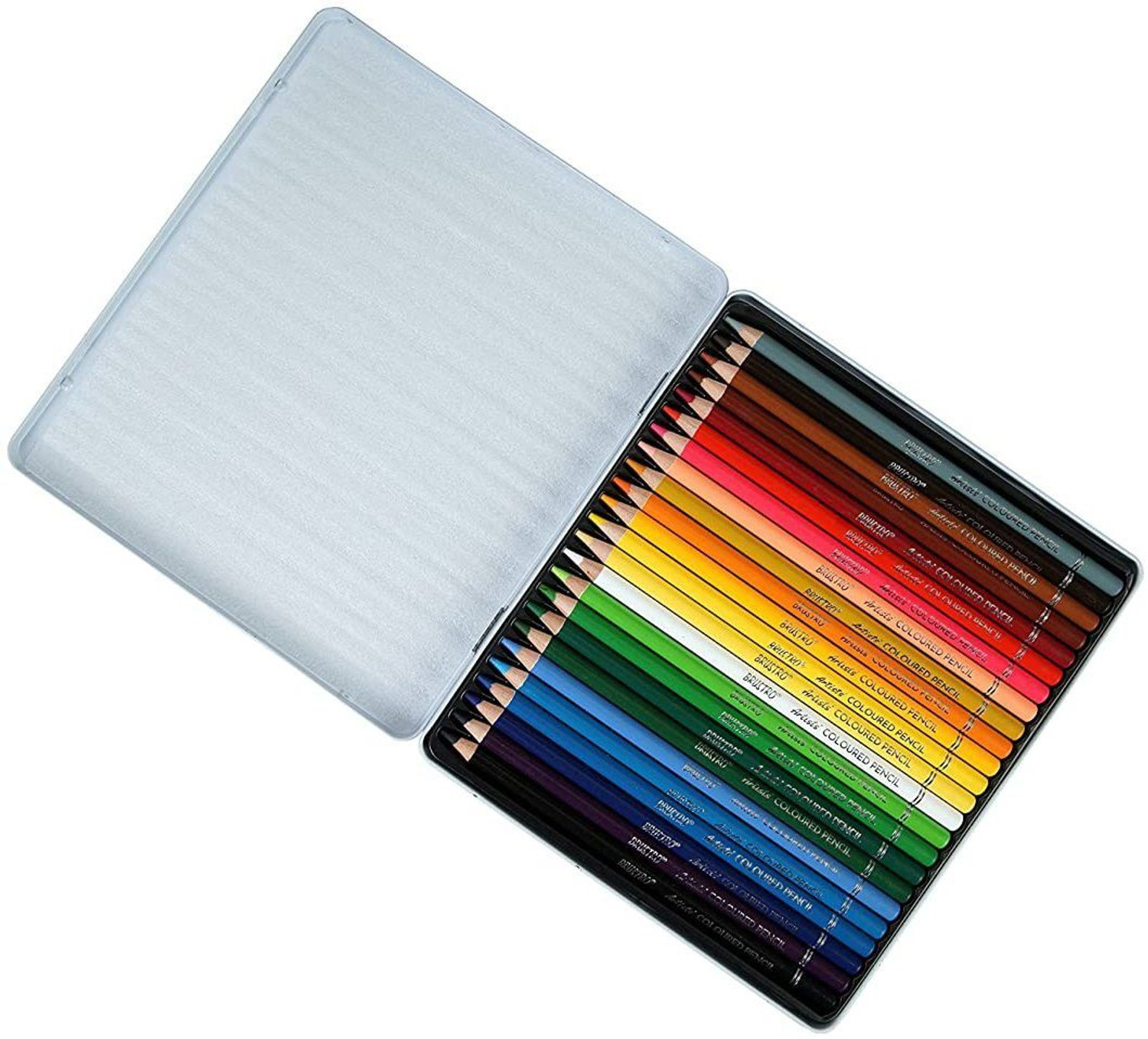 Image of BRuSTRO Colour Pencil Round Shaped Color Pencils