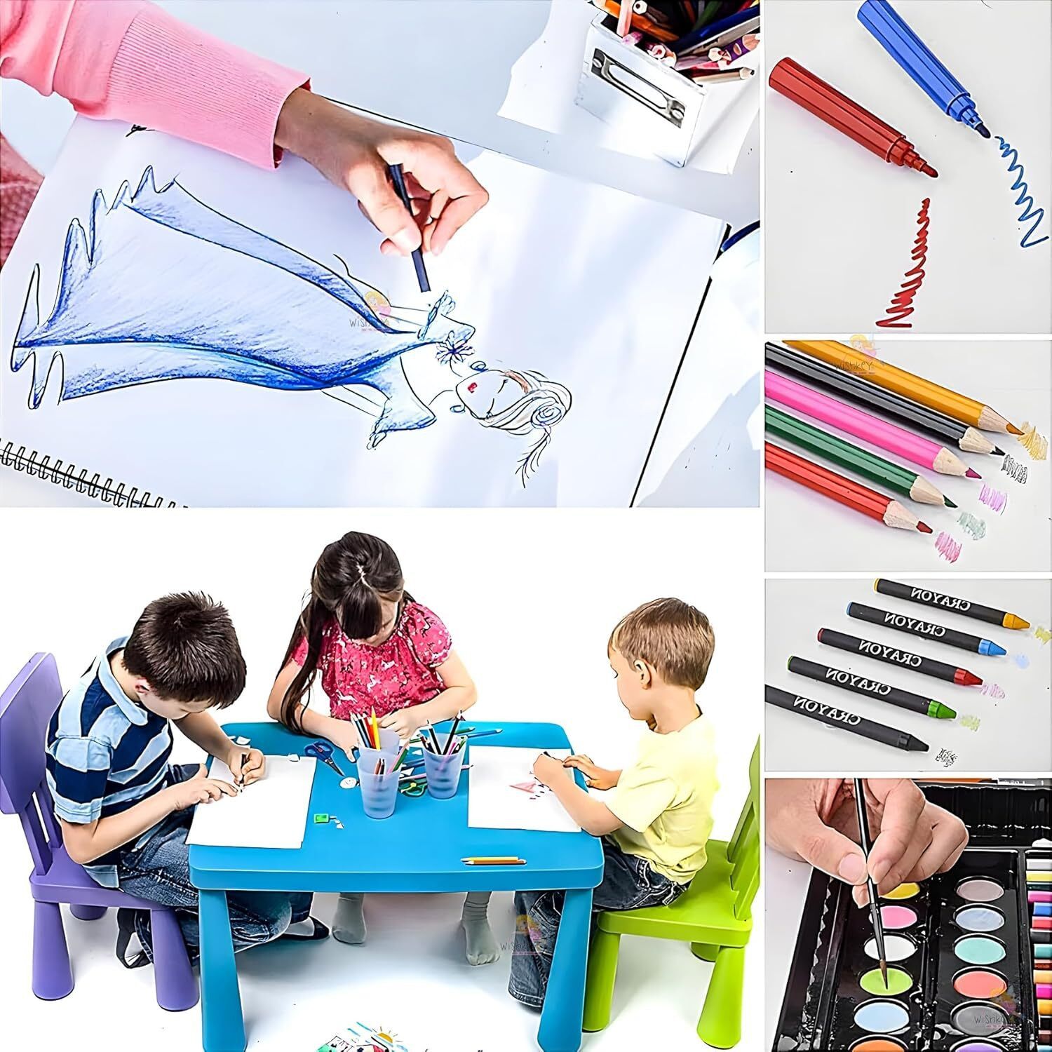 Image of crownsmill ART ROUND Shaped Color Pencils