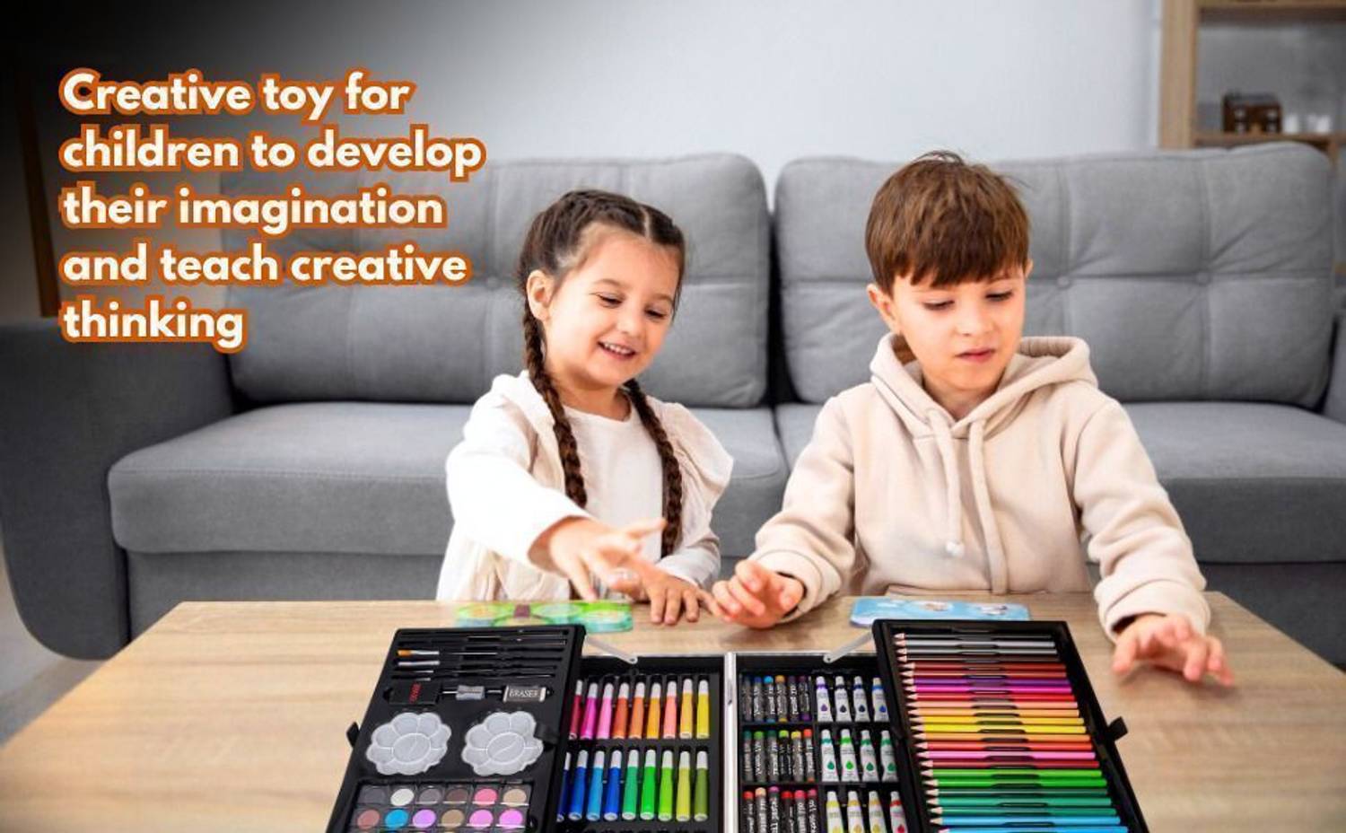 Flipkart.com | NUVIO All-in-One 145 Pcs Art Kit with Case