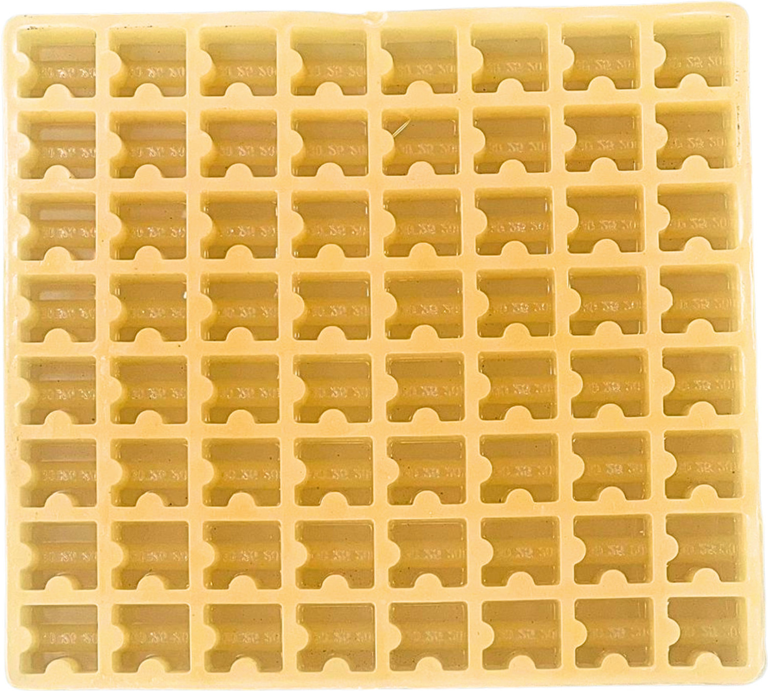 Image of RKTILEMOULD Rubber Cover Block Mould 20 25 30 MM 64 Cavity Column Cap & Base