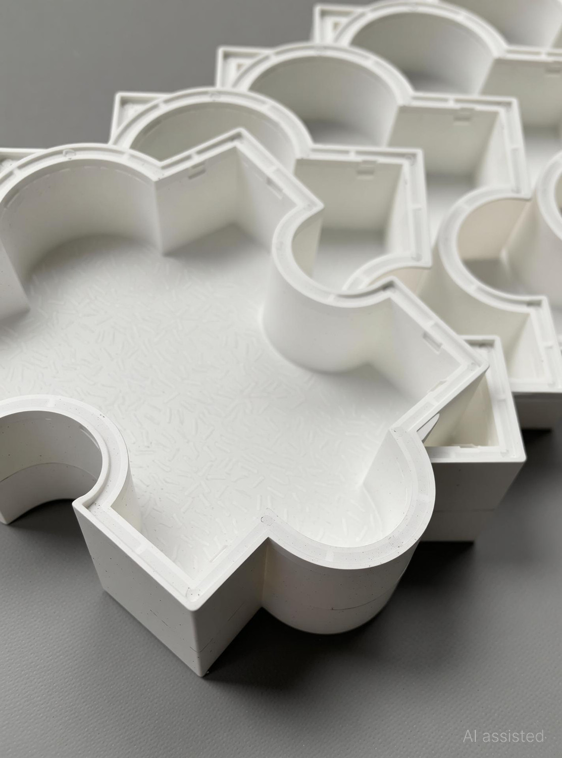 Image of Reyal BROOK Paver Block mould(H : 60mm) Interlocking (Pack of 5) Column Cap & Base