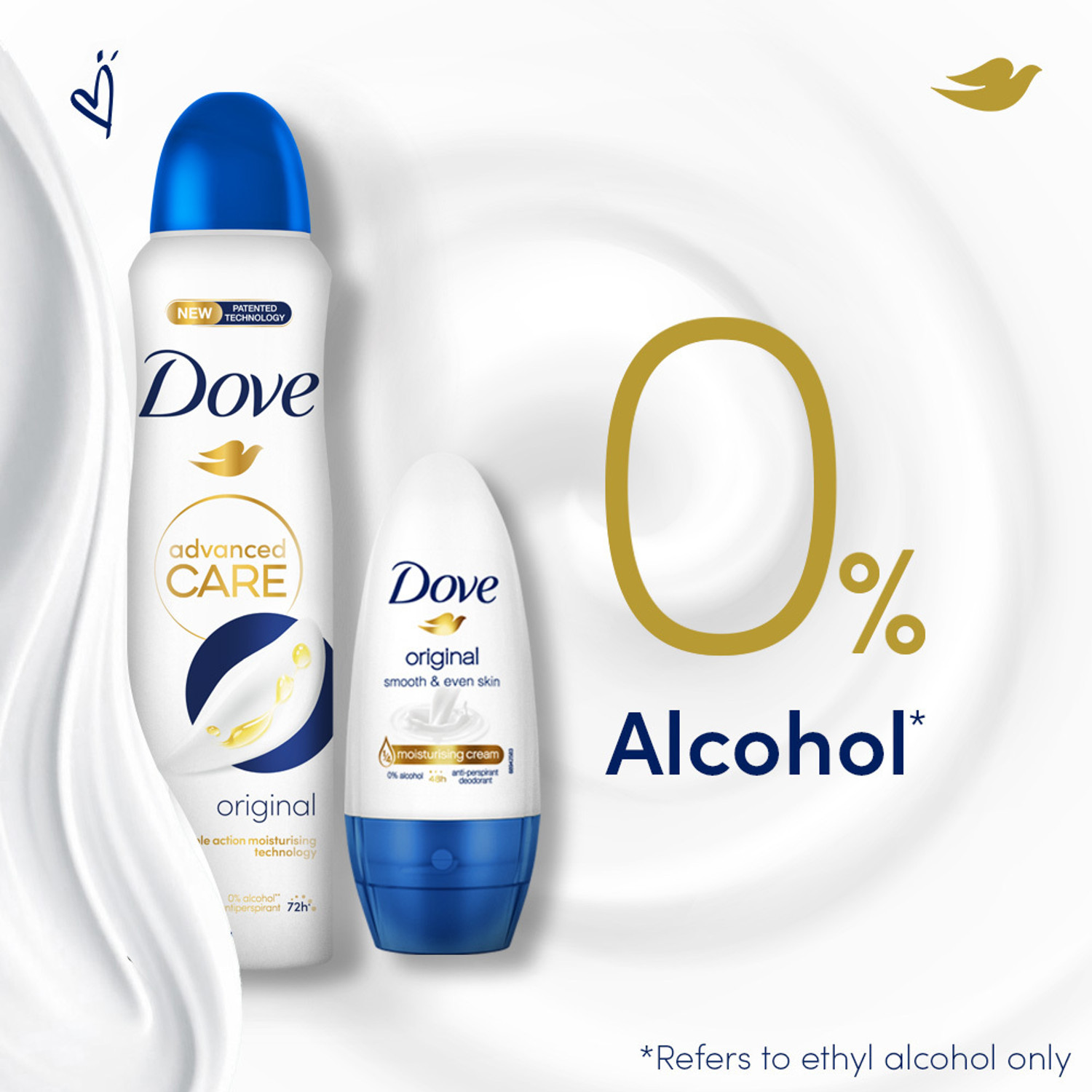 Image of DOVE Giftset 1 Deodorant (150 ML), 1 Roll On (50 ML)&1 Exfoliating Body Polish(100 G) Combo Set