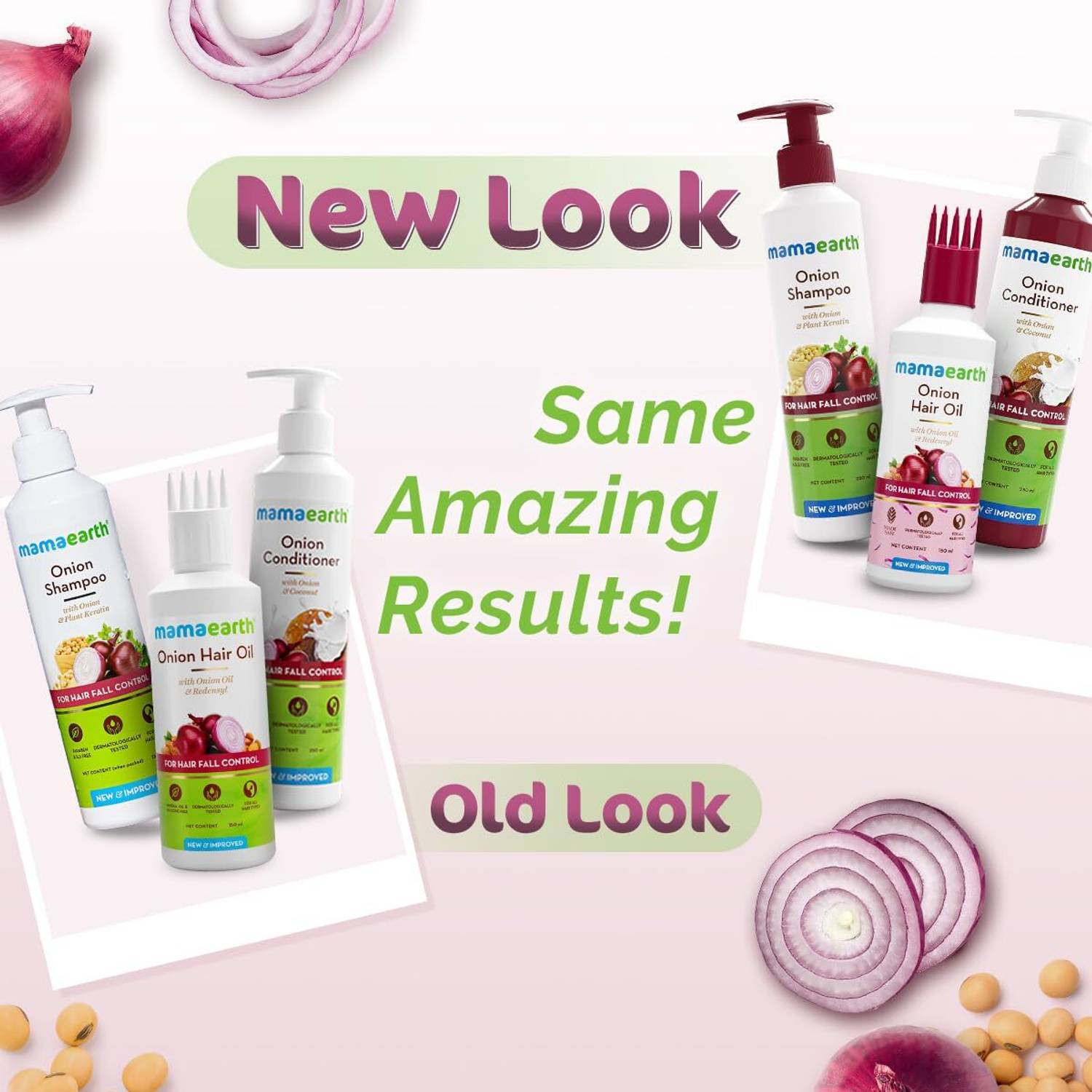 Mamaearth Anti Fall Spa Range with Onion Hair Oil + Shampoo + - Image 2