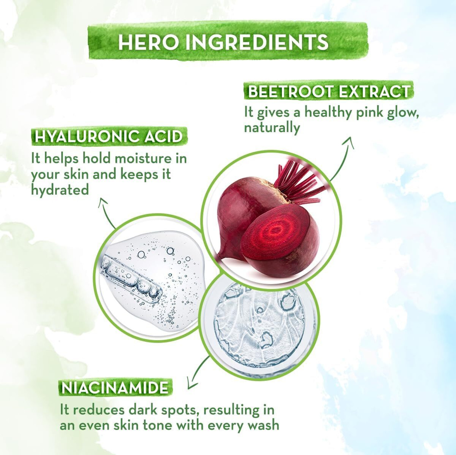 Image of Mamaearth Beetroot Natural Pink Glow Combo | Beetroot Gentle Face Wash (100ml) And Beetroot Hydraful Moisturizer (50ml) | Combo Pack