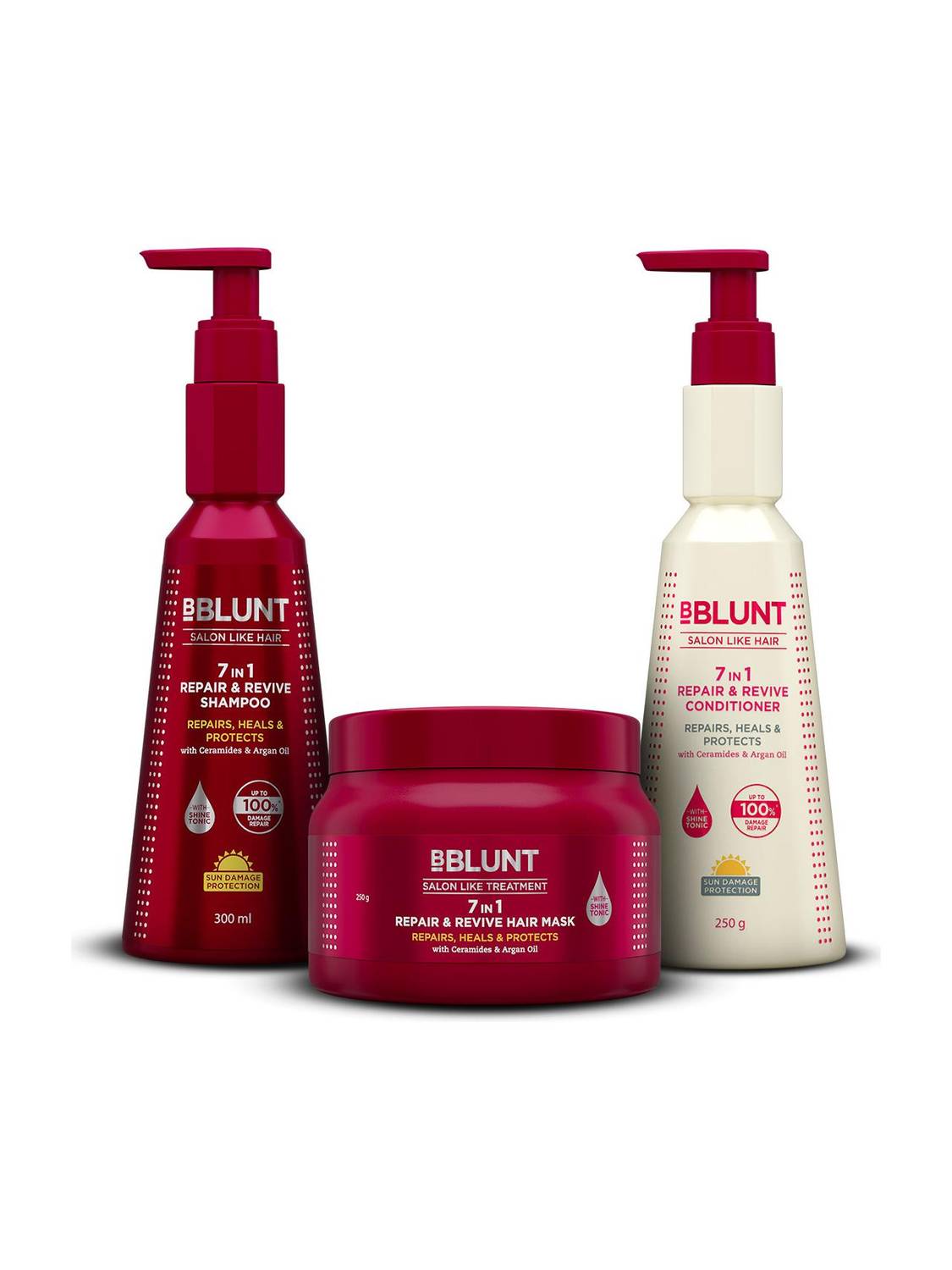 BBlunt 7 in 1 Repair & Revive Shampoo 300ml + 7 in 1 Repair & Revive