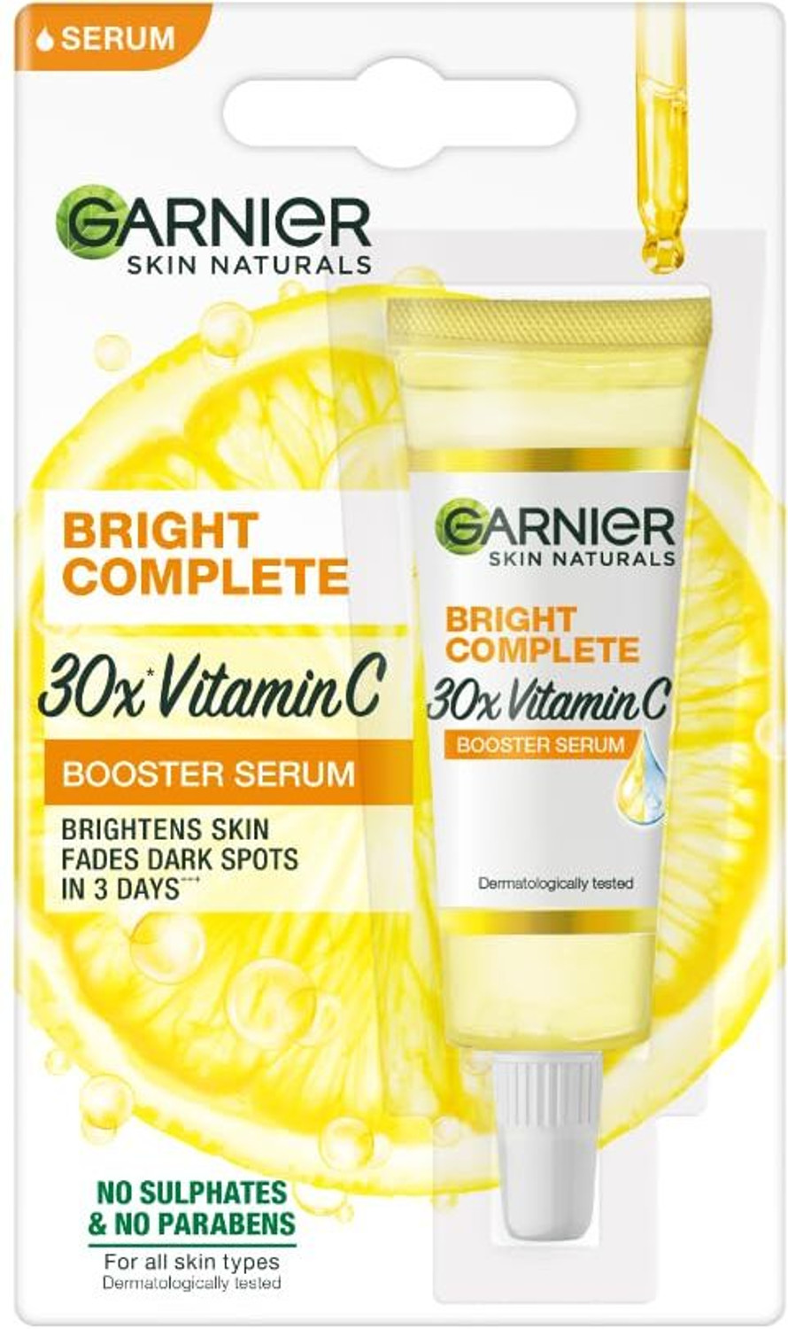 Image of Garnier Men Vitamin C Serum 7ml + Foaming Cleanser 100ml for Glowing Skin & Spot Fix (2 Items in the set)