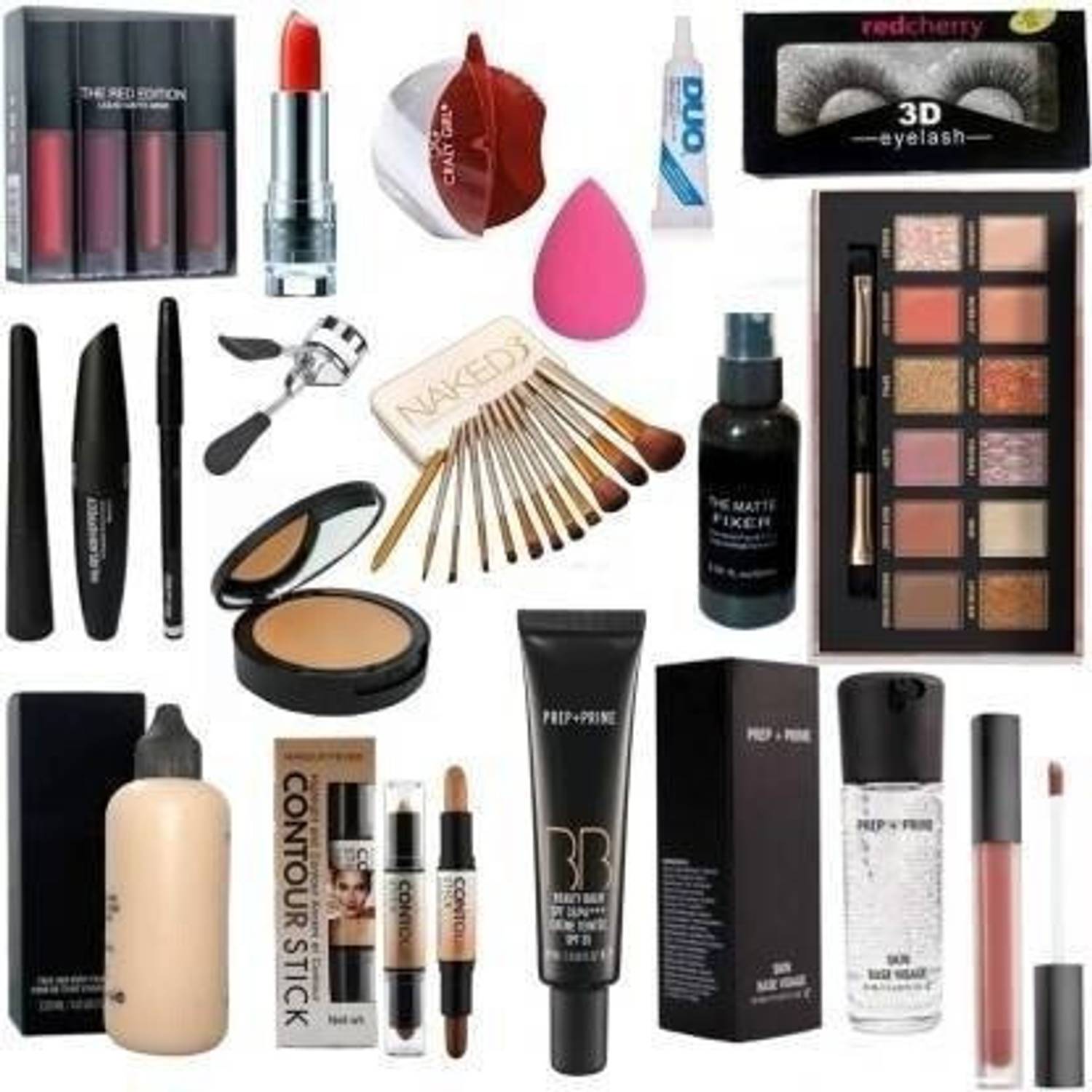 wryak makeup kit combo waterproof and matte finish makeup product