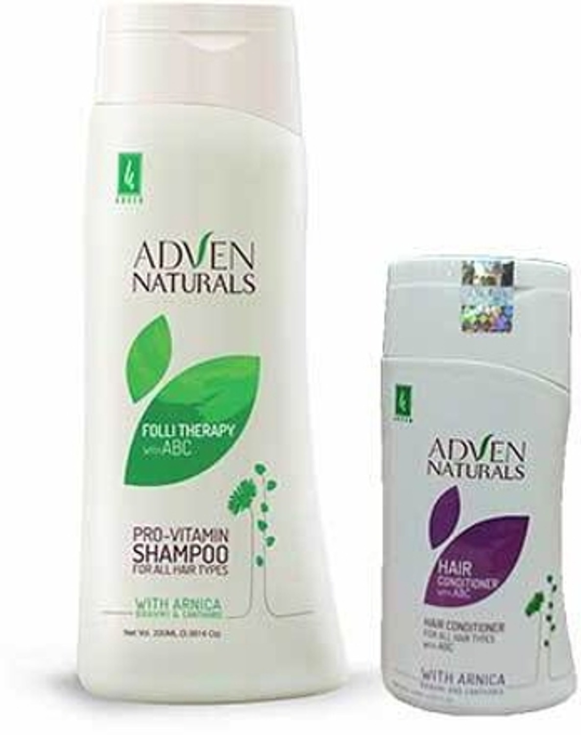 Image of Adven Naturals Combo of Pro-Vitamin Shampoo 200GM | Conditioner 100GM