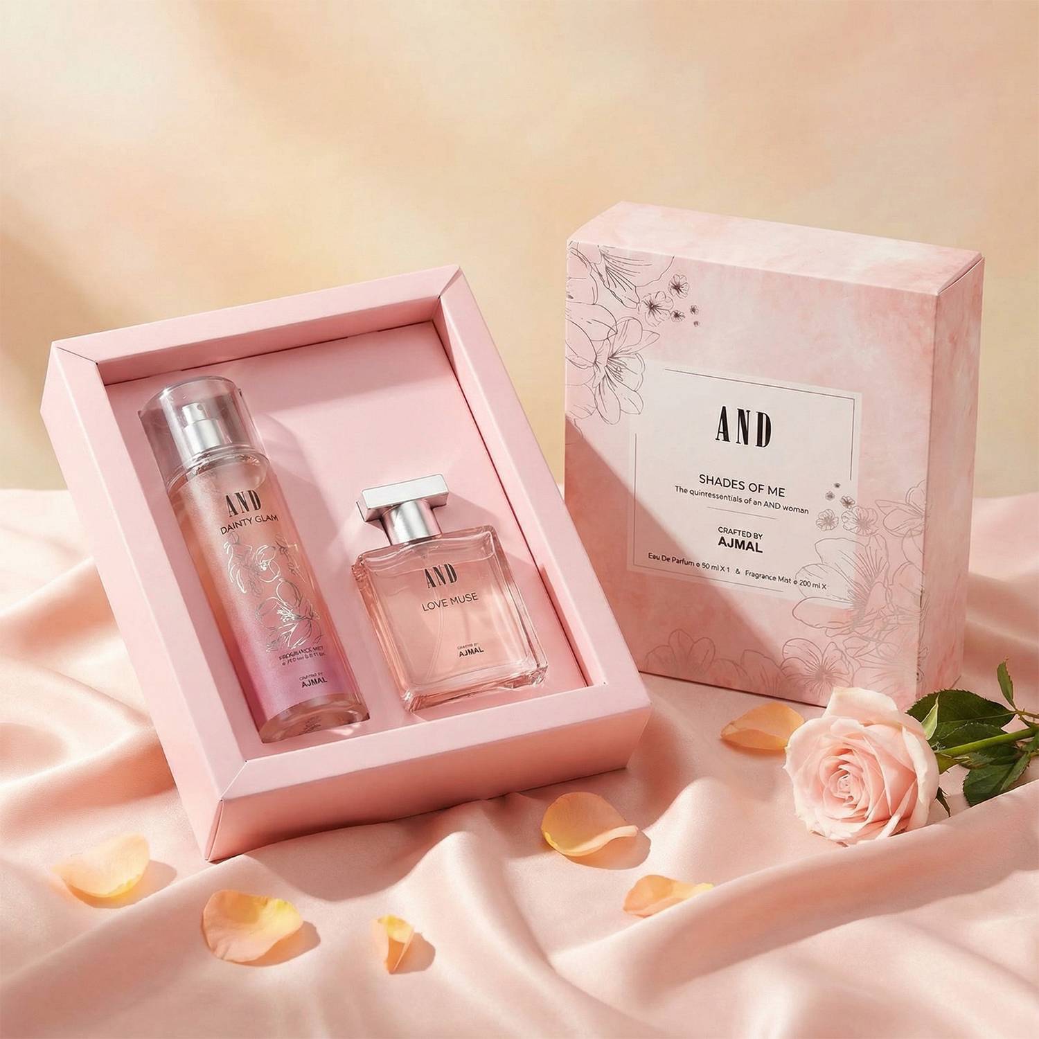 AND Love Muse Eau De Parfum 50ML & Dainty Glam Body Mist 200ML - Image 1