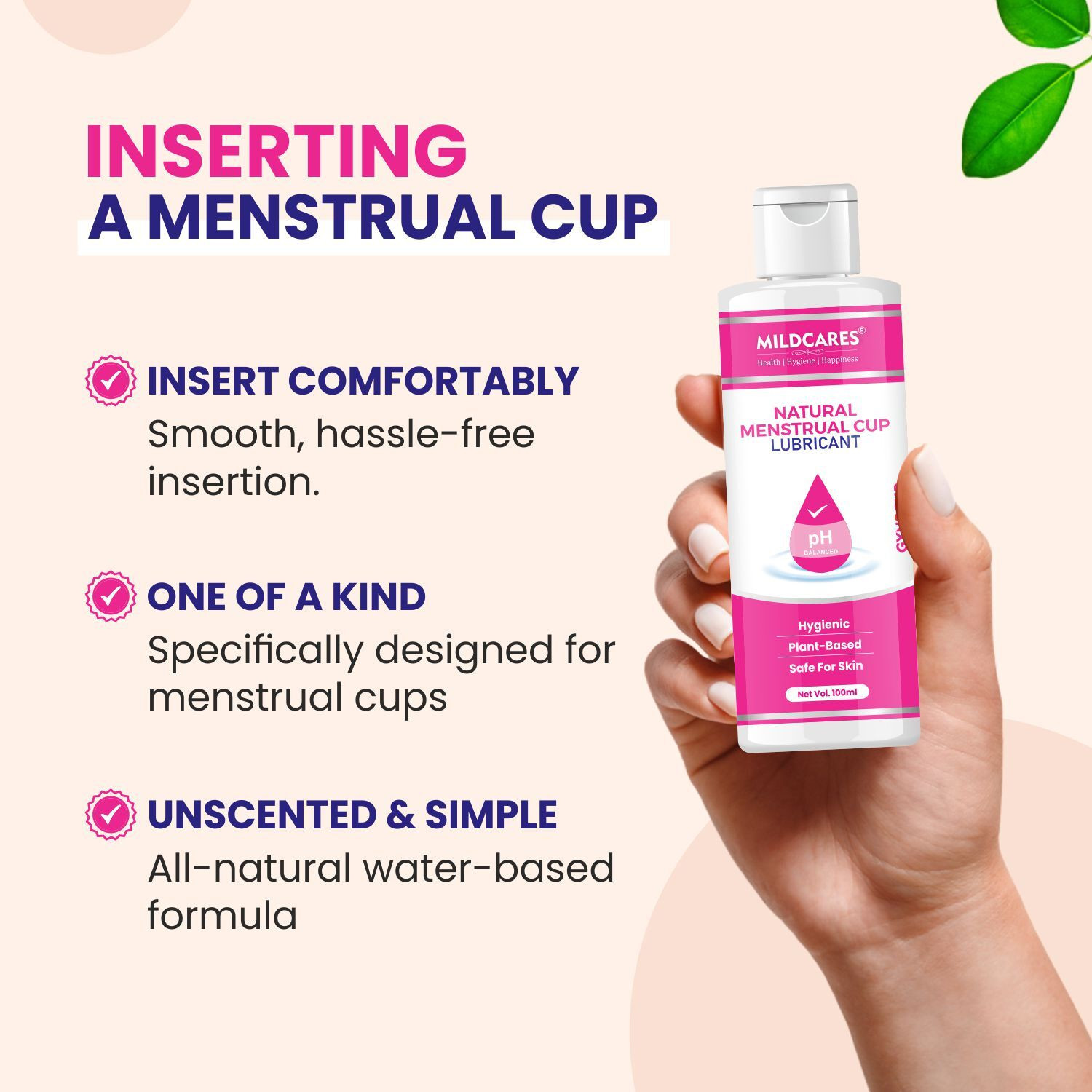 Image of Gynocup Menstrual Cup Lubricant Water based & pH B