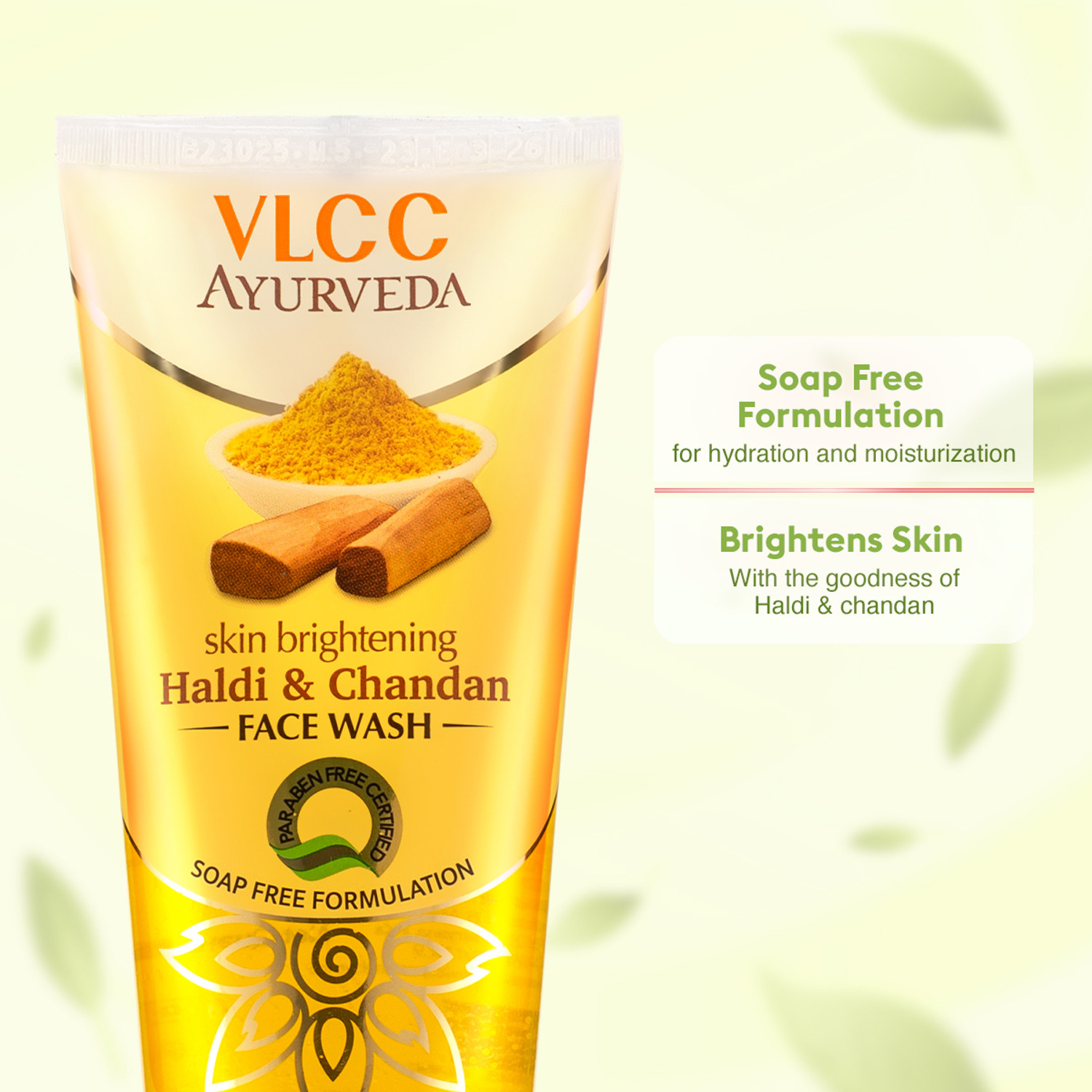 Image of VLCC Ayurveda Skin Brightening Haldi & Chandan (Pack of 2) Face Wash
