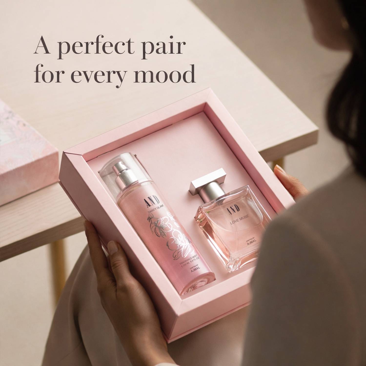 AND Love Muse Eau De Parfum 50ML & Dainty Glam Body Mist 200ML - Image 2