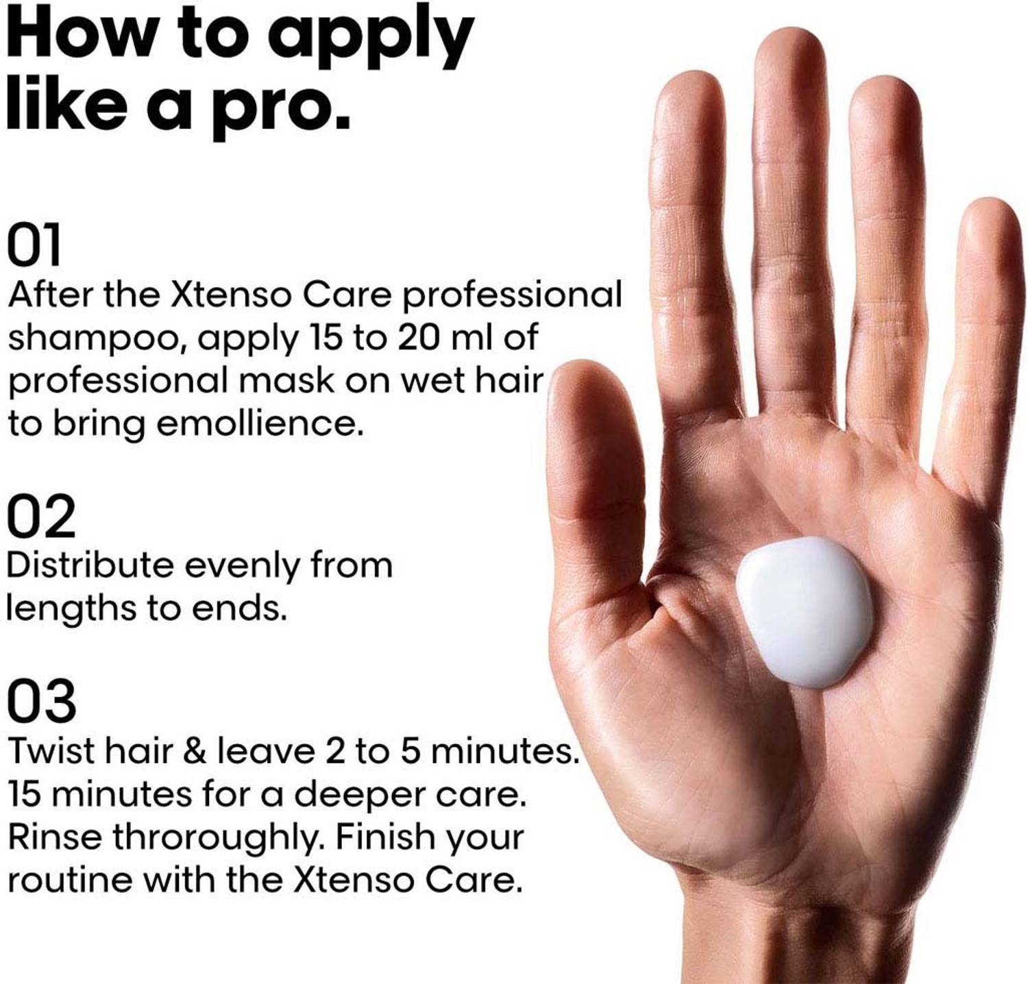L'Oréal Professionnel Xtenso Care Shampoo 250 ml + Masque 196g Combo - Image 5