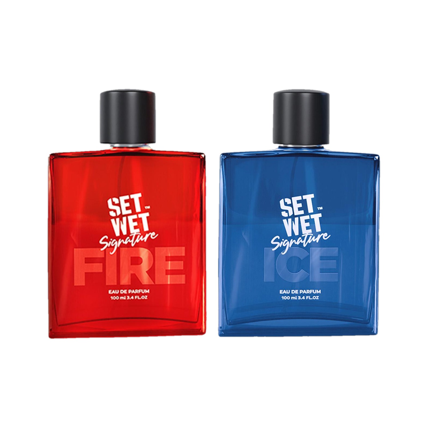 SET WET Fire & Ice Perfume for Men, Woody & Citrusy Long Lasting ...mo