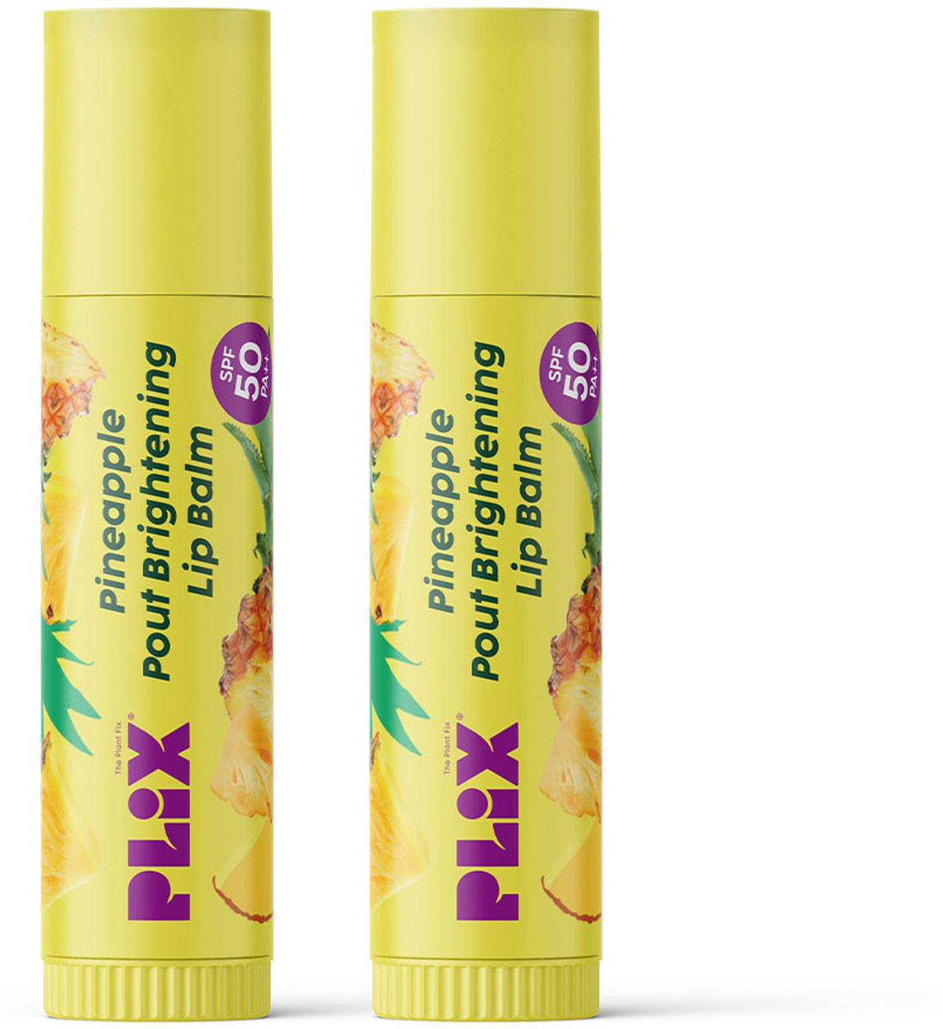 The Plant Fix Plix Pineapple Brightening Lip Balm SPF 50 - Image 1