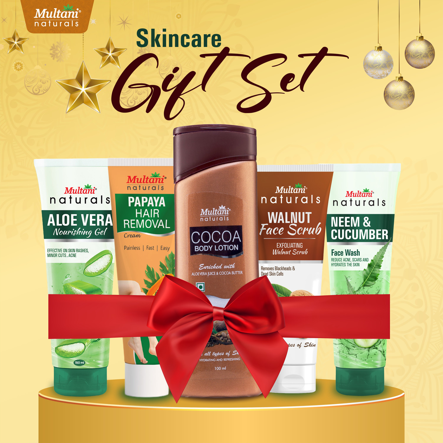 Image of Multani Naturals Beauty & Personal Care Gift Set | Hydrate & Moisturize Skin -