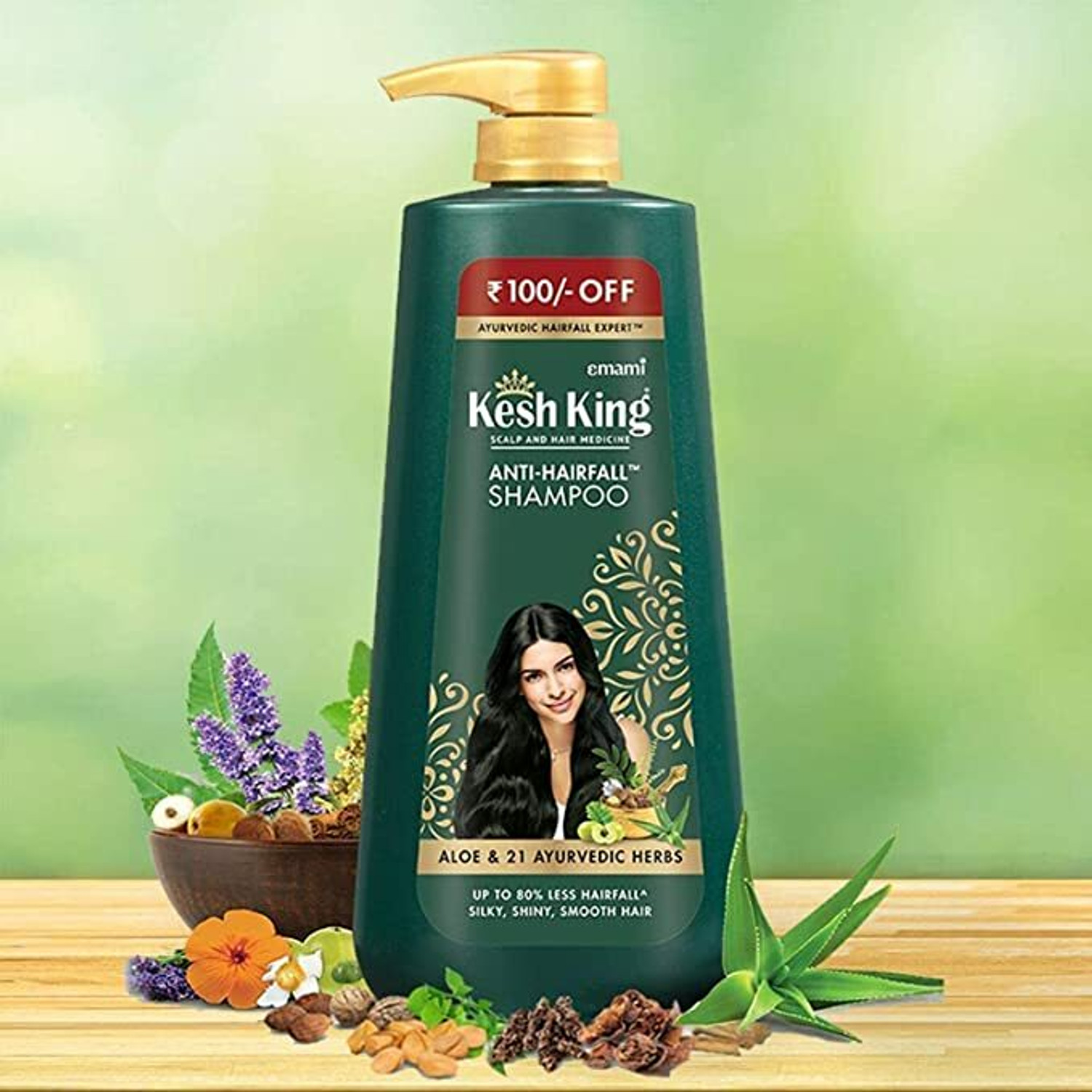 Image of Kesh King Scalp and Hair Medicine Anti-Hairfall Shampoo, 600 ml & Scalp and Hair Medicine Anti-Hairfall Conditioner, 200 ml