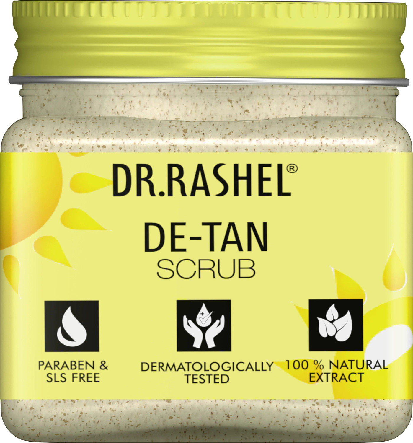 Image of DR.RASHEL De-Tan Mini Jars Combo (Scrub, Gel, Cream, Face Pack) (4 Items in the set)