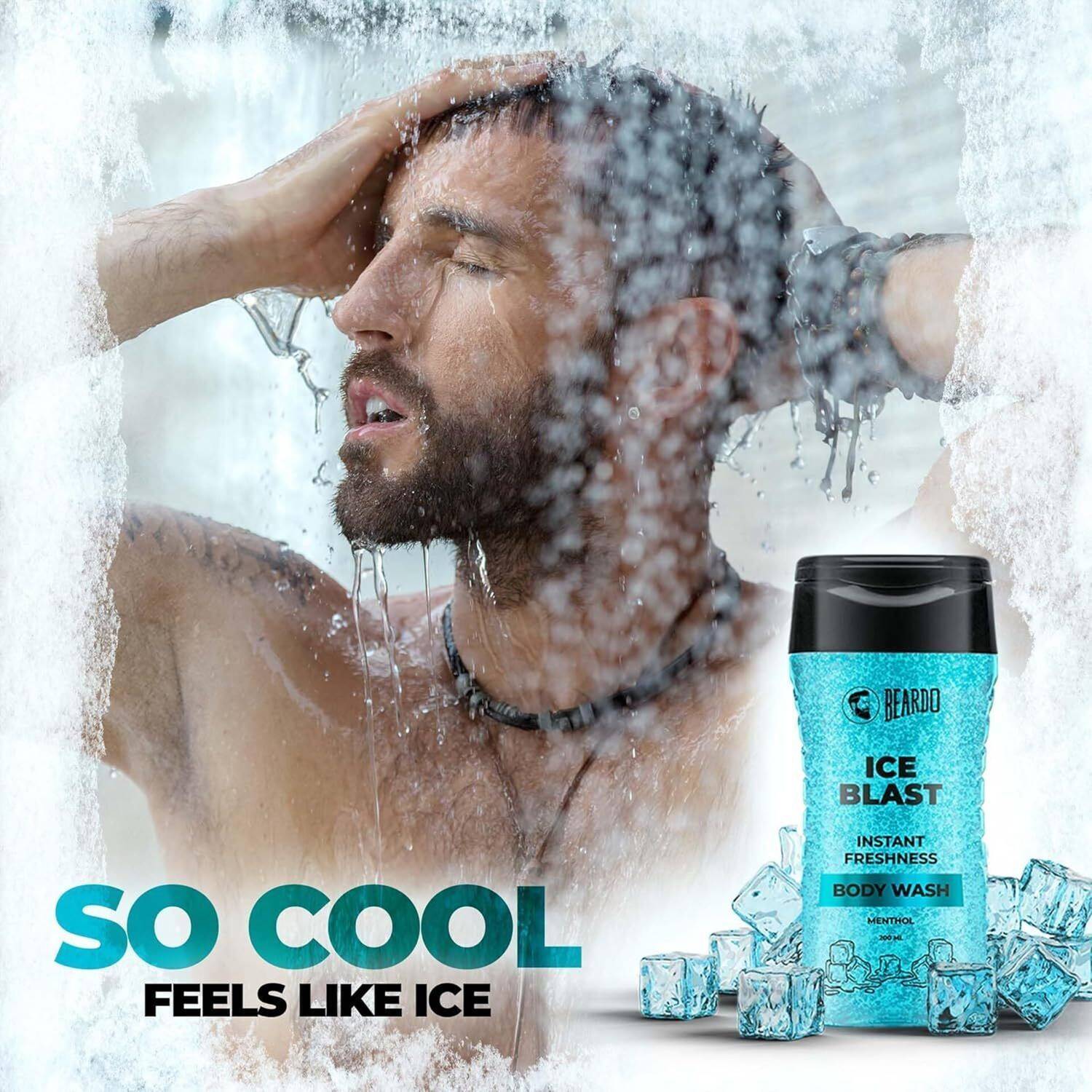BEARDO Combo Hair Serum, Sunscreen, Perfume, Body Wash, Face Wash - Image 2