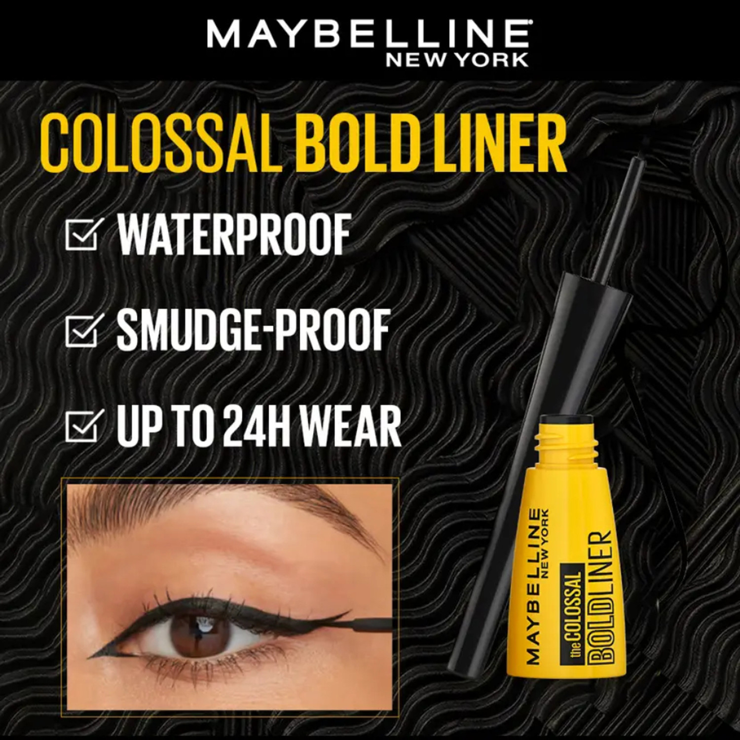 Image of MAYBELLINE NEW YORK Call Me Colossal Bold Eye Kit (Black, 128.35 g)