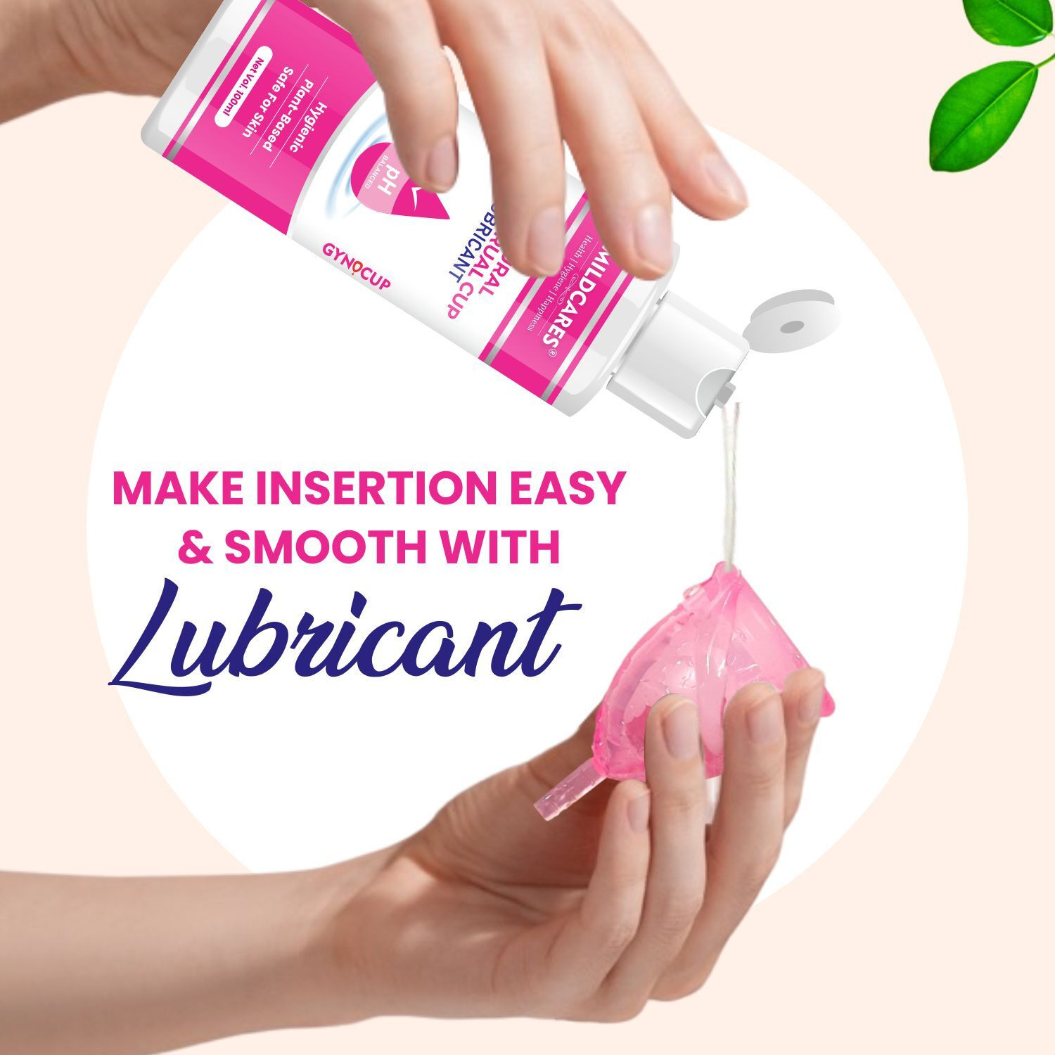 Image of Gynocup Menstrual Cup Lubricant Water based & pH B