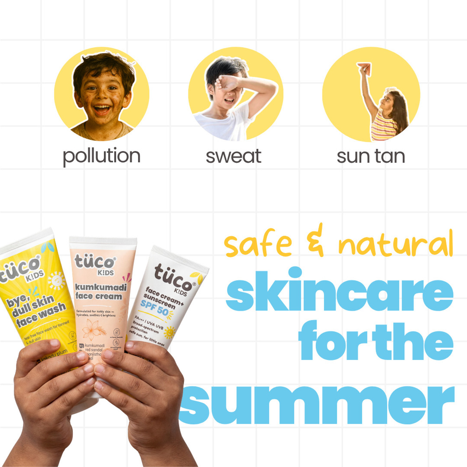 Image of TuCo Kids Detan Glow Kit for Dull Face