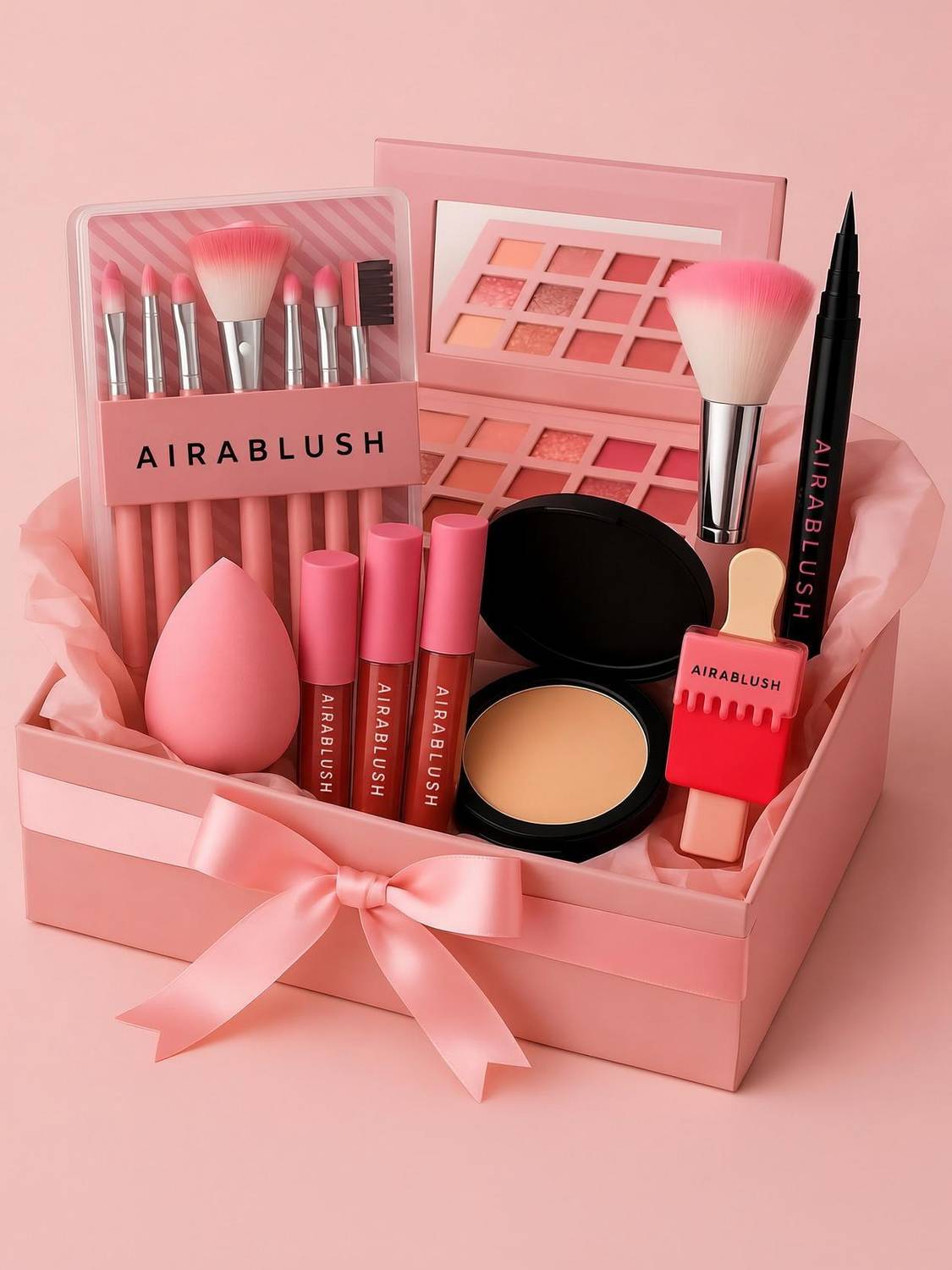 AIRABLUSH Professional Waterproof HD Beauty Parlour Makeup Kits Combo For Women & Girls With All Products In 1 Set Party Makeup