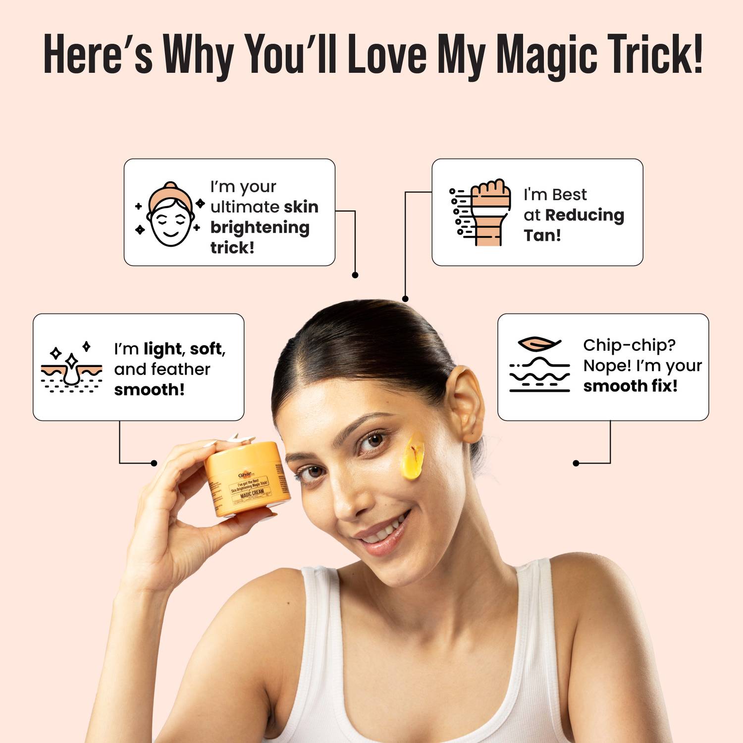 Ghar Magic Cream + Sunscreen Combo - Image 4