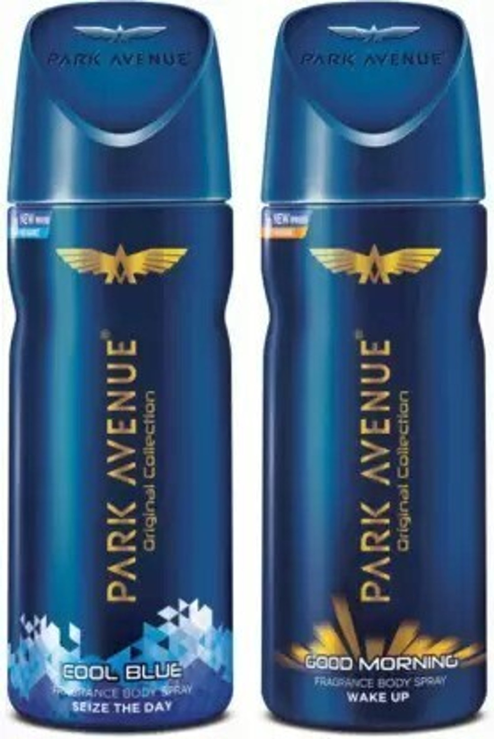 Image of PARK AVENUE 1 Cool Blue and 1 Good Morning Deodorant Combo Deodorant Spray - For Men (260 ml, Pack of 2)
