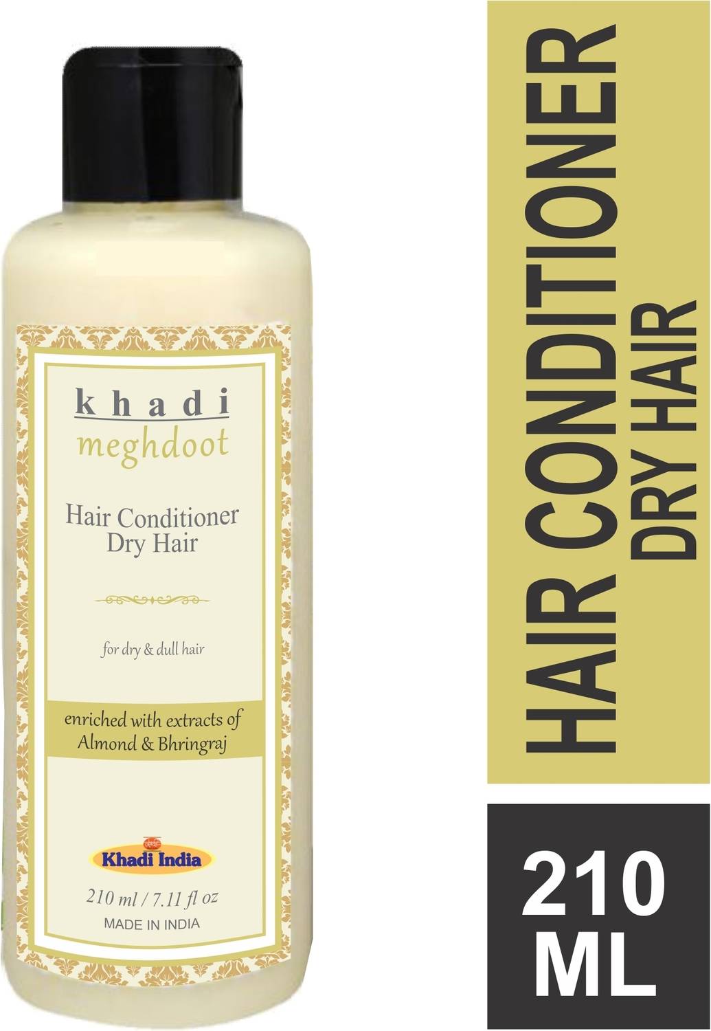 Khadi Meghdoot Dry Hair Conditioner with Almond and Bhringraj - Image 3