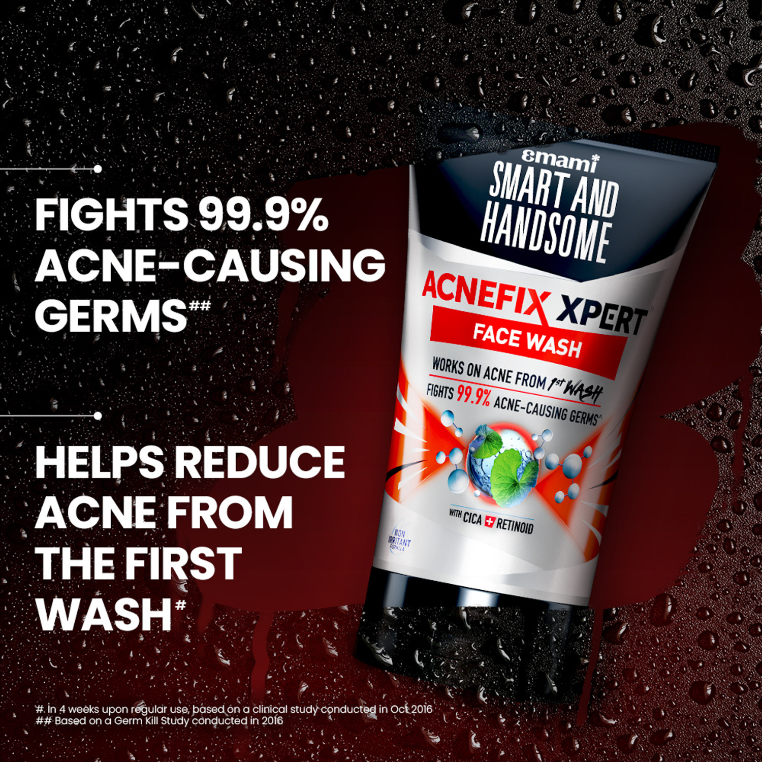 Image of Smart and Handsome Anti-Acne + Refresh - Acnefix Xpert Face Wash 100g + Fresh Maxx Shower Gel