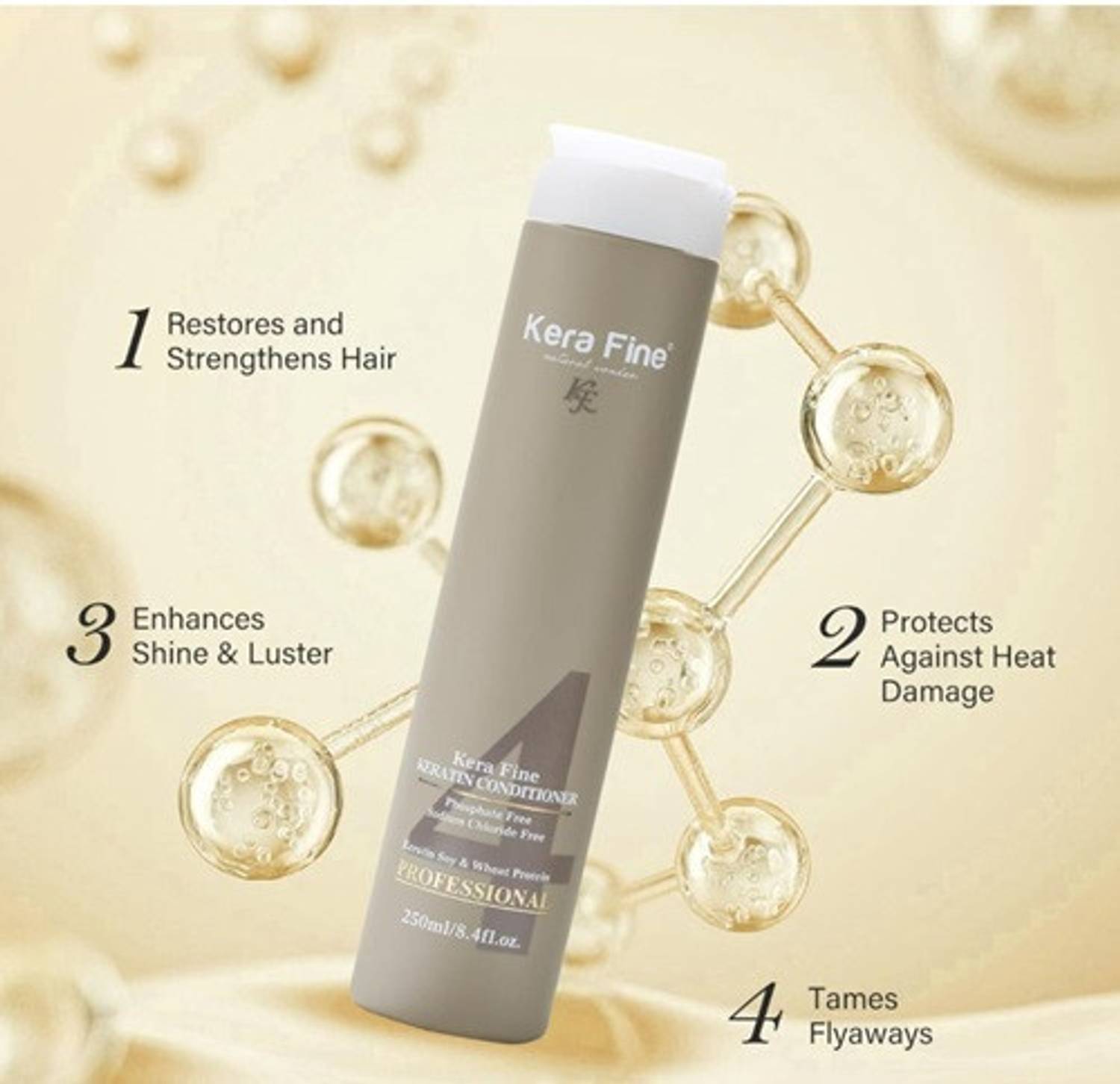 KERA FINE Kertain Shampoo and Conditioner - Image 3