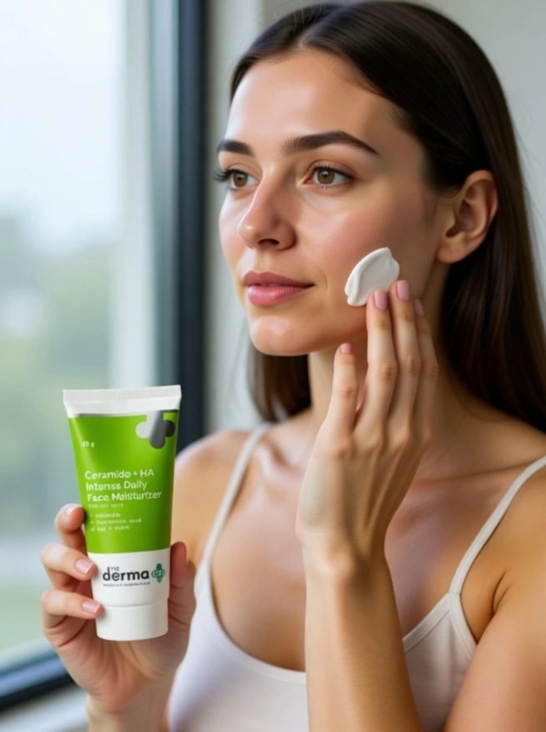 Image of The Derma Co Sali-Cinamide Anti-Acne Face Wash & 1% Salicylic Acid Oil-Free Face Moisturizer