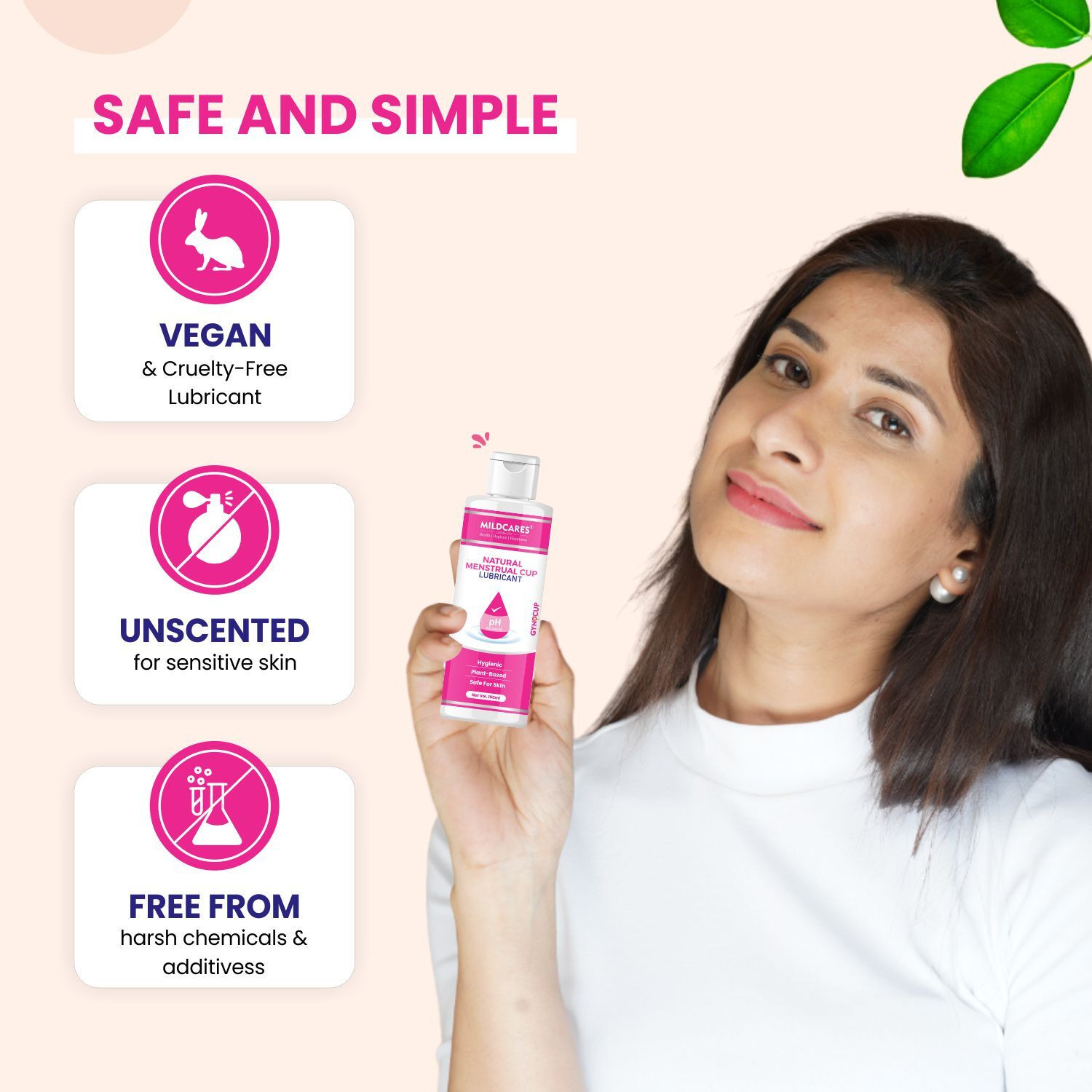 Image of Gynocup Menstrual Cup Lubricant Water based & pH B