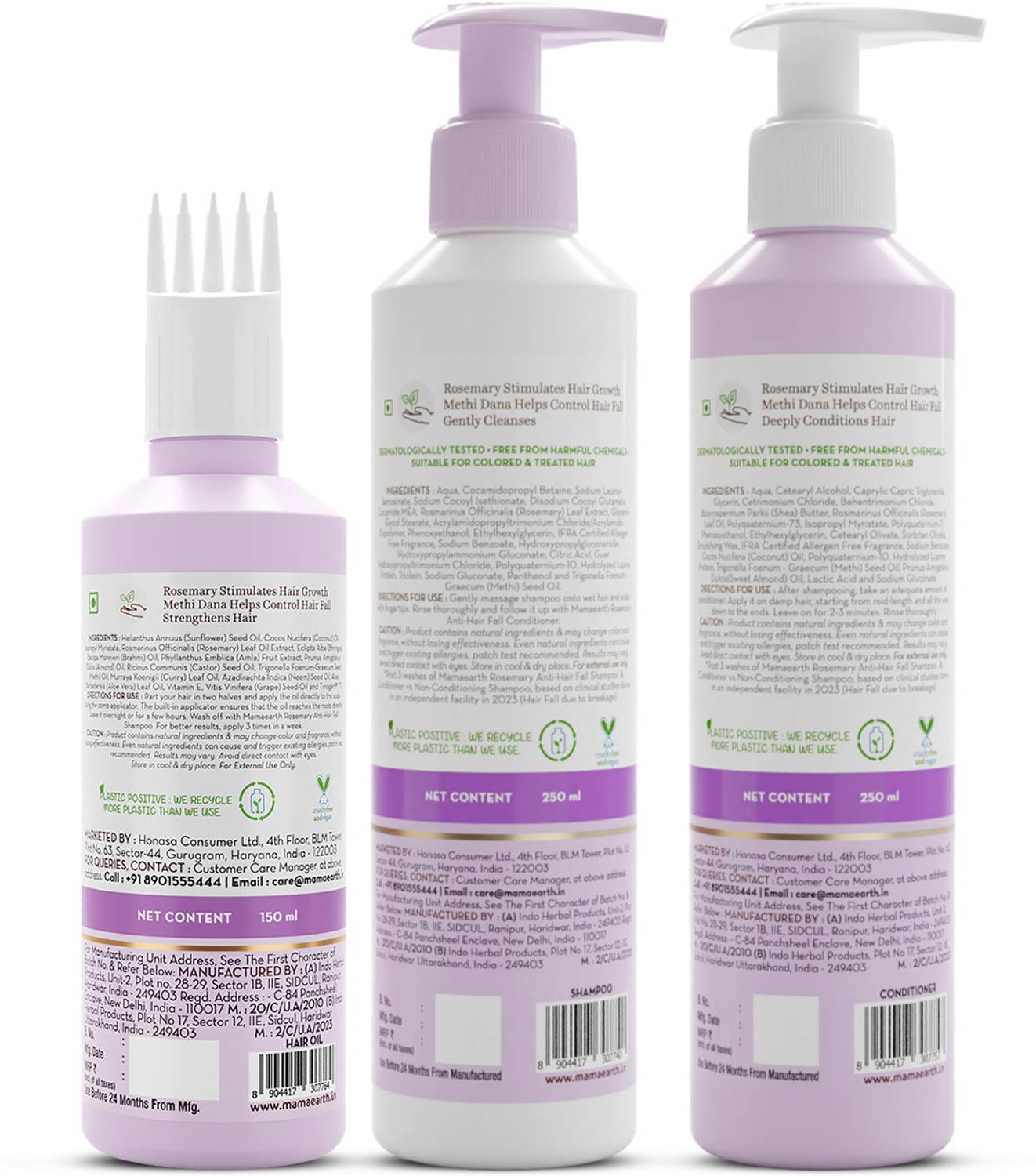 Mamaearth Rosemary Hair Fall Control Kit - Image 3