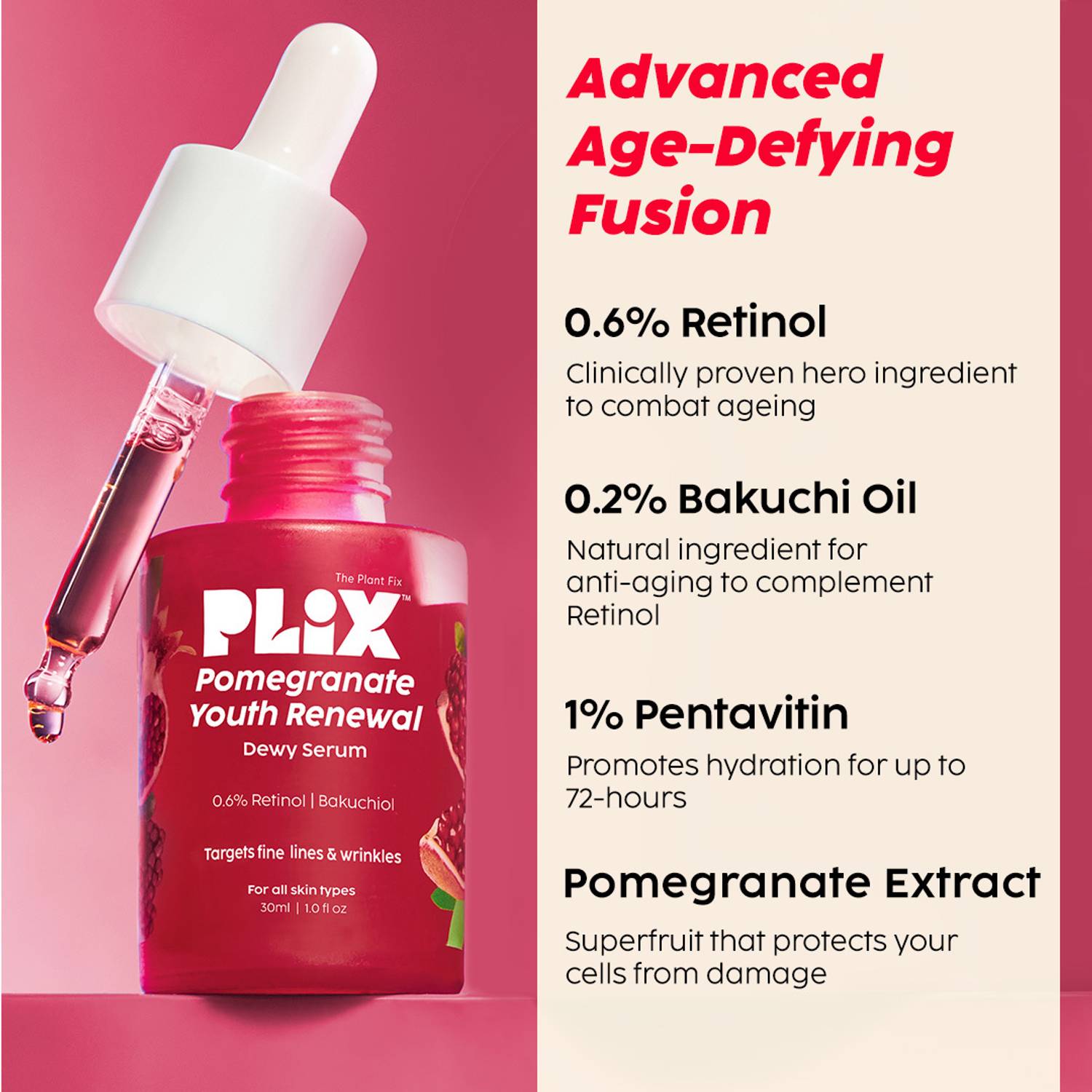 The Plant Fix Pomegranate 4-Step Skincare Combo - Image 4